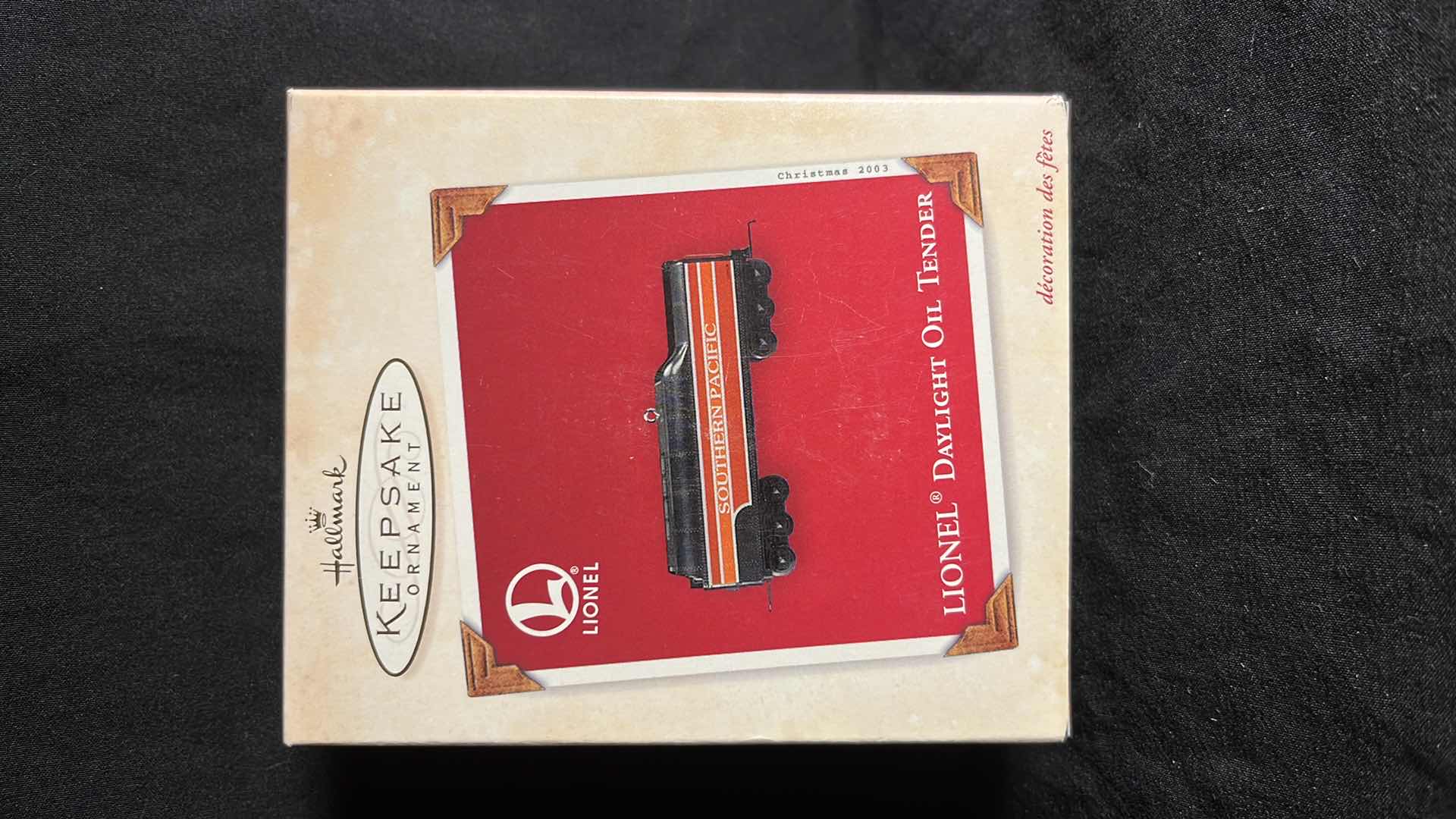 Photo 1 of HALLMARK LIONEL TRAIN DIE-CAST METAL KEEPSAKE ORNAMENTS DAYLIGHT OIL TENDER 2003 (#QXI8249), STEAM LOCOMOTIVE AND TENDER MINIATURE SET OF 2 2004 (#QXM5131) & DAYLIGHT OBSERVATION CAR 2003 (#QXI8327)