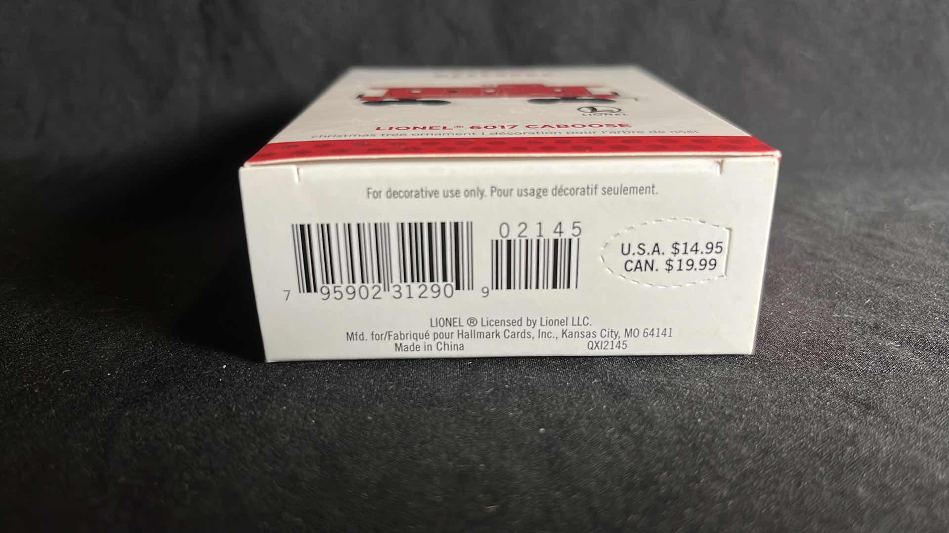 Photo 1 of HALLMARK LIONEL TRAIN ARTIST CRAFTED & METAL KEEPSAKE ORNAMENTS 1130T TENDER 2013 (#QXI2142), 6017 CABOOSE 2013 (#QXI2145) & 2037 STEAM LOCOMOTIVE 2013 (#QX9155)