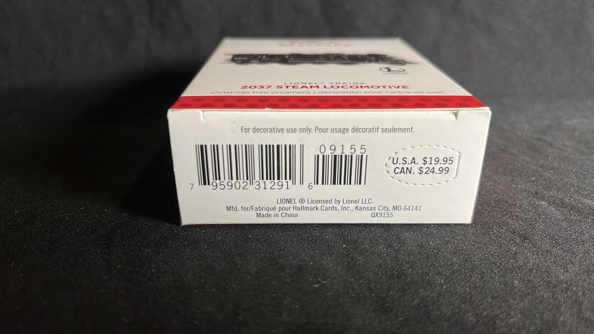 Photo 1 of HALLMARK LIONEL TRAIN ARTIST CRAFTED & METAL KEEPSAKE ORNAMENTS 1130T TENDER 2013 (#QXI2142), 6017 CABOOSE 2013 (#QXI2145) & 2037 STEAM LOCOMOTIVE 2013 (#QX9155)