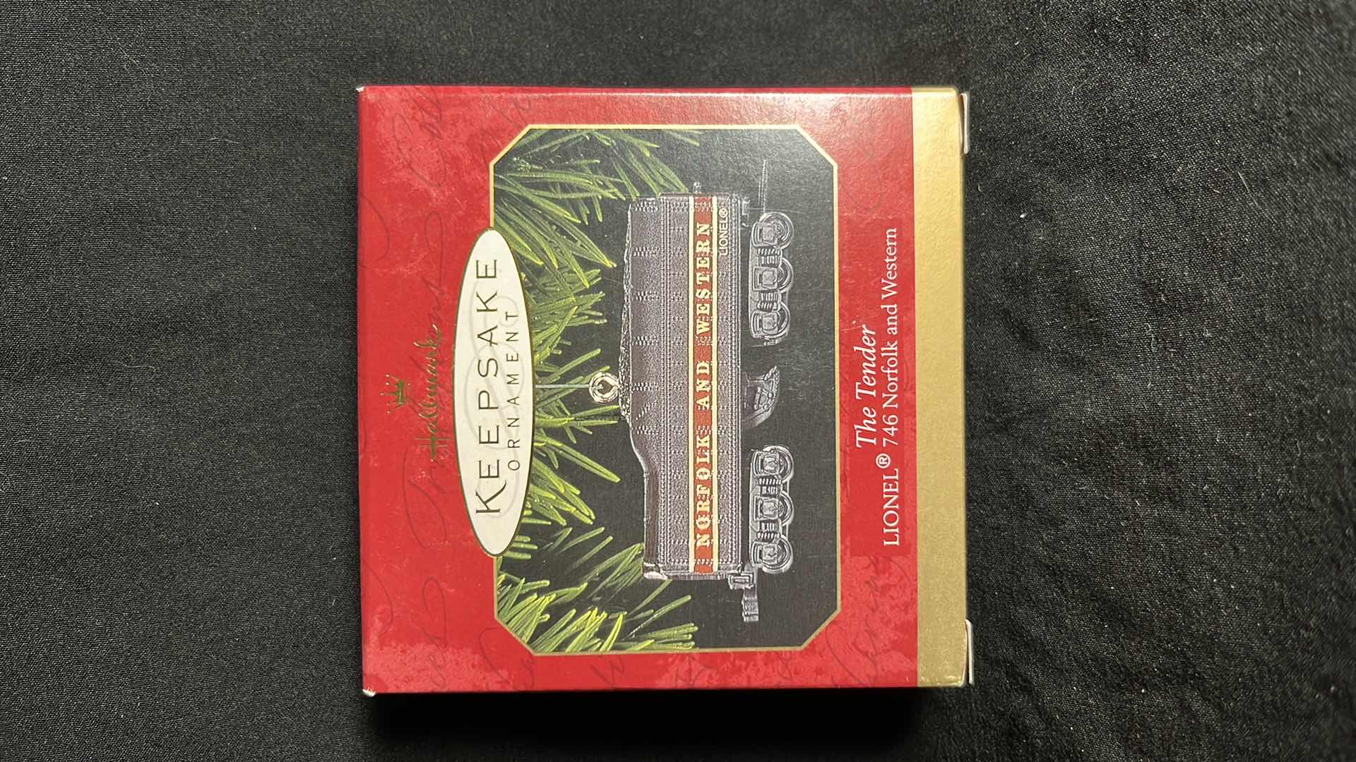 View 2 of HALLMARK LIONEL TRAIN DIE-CAST METAL KEEPSAKE ORNAMENTS THE TENDER 746 NORFOLK AND WESTERN 1999 (#QX6497), THE TENDER GENERAL STEAM LOCOMOTIVE 2000 (#QX6834) & TENDER CHESSIE STEAM SPECIAL 2001 (#QX6285)