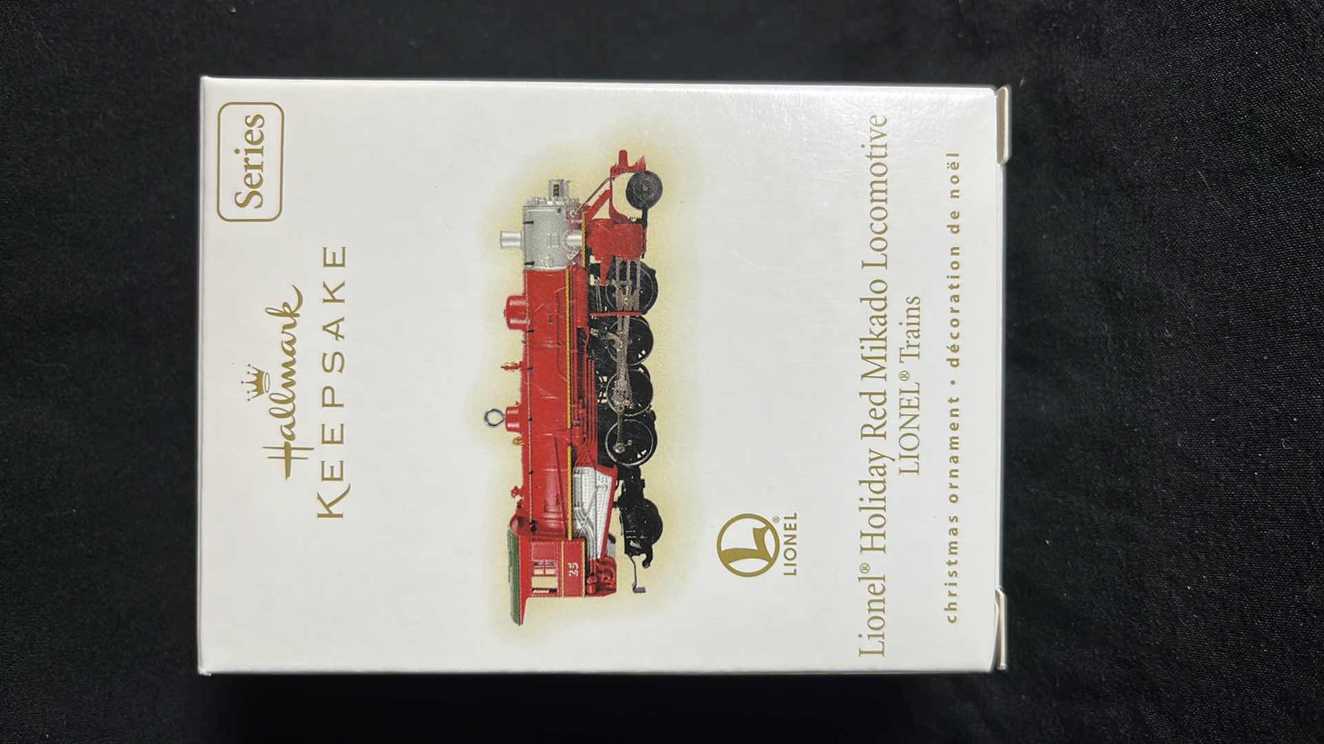 Photo 1 of HALLMARK LIONEL TRAIN HANDCRAFTED & METAL KEEPSAKE ORNAMENTS HOLIDAY BOXCAR 2009 (QXI1095), HOLIDAY RED MIKADO TENDER 2009 (QXI1102) & HOLIDAY RED MIKADO LOCOMOTIVE 2009 (#QX8602)