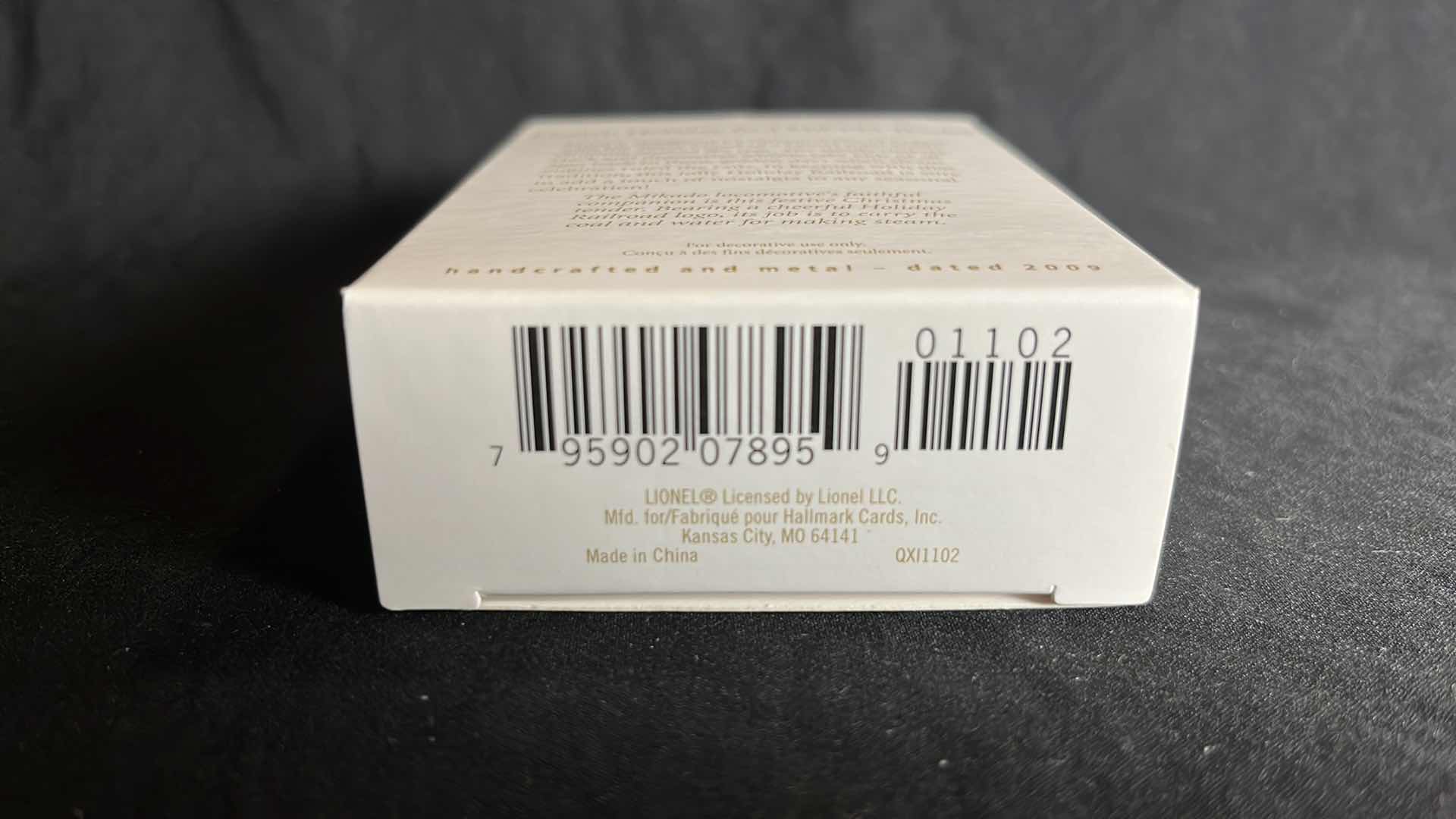 Photo 1 of HALLMARK LIONEL TRAIN HANDCRAFTED & METAL KEEPSAKE ORNAMENTS HOLIDAY BOXCAR 2009 (QXI1095), HOLIDAY RED MIKADO TENDER 2009 (QXI1102) & HOLIDAY RED MIKADO LOCOMOTIVE 2009 (#QX8602)