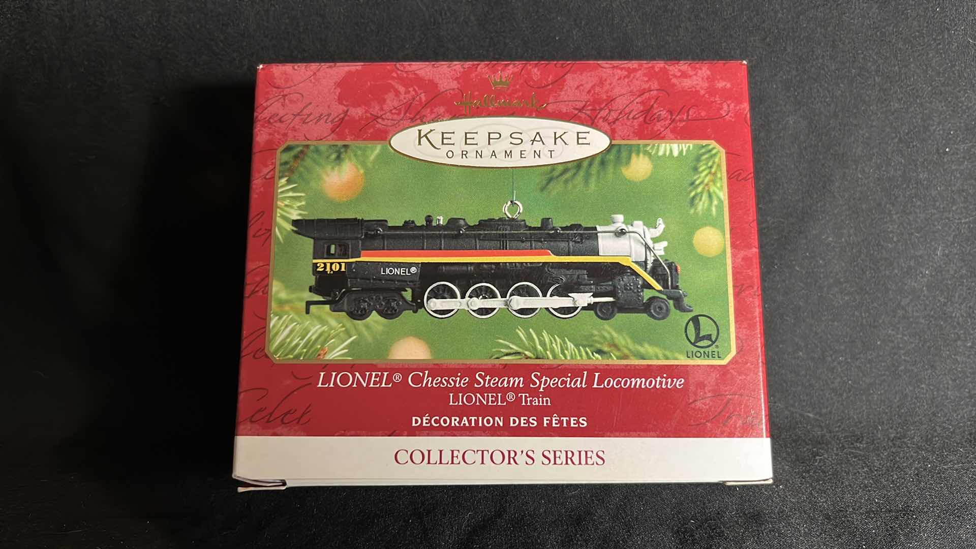 Photo 1 of HALLMARK LIONEL TRAIN DIE-CAST METAL KEEPSAKE ORNAMENTS GENERAL STEAM LOCOMOTIVE 2000 (#QX6684) & CHESSIE STEAM SPECIAL LOCOMOTIVE 2001 (#QX6092)