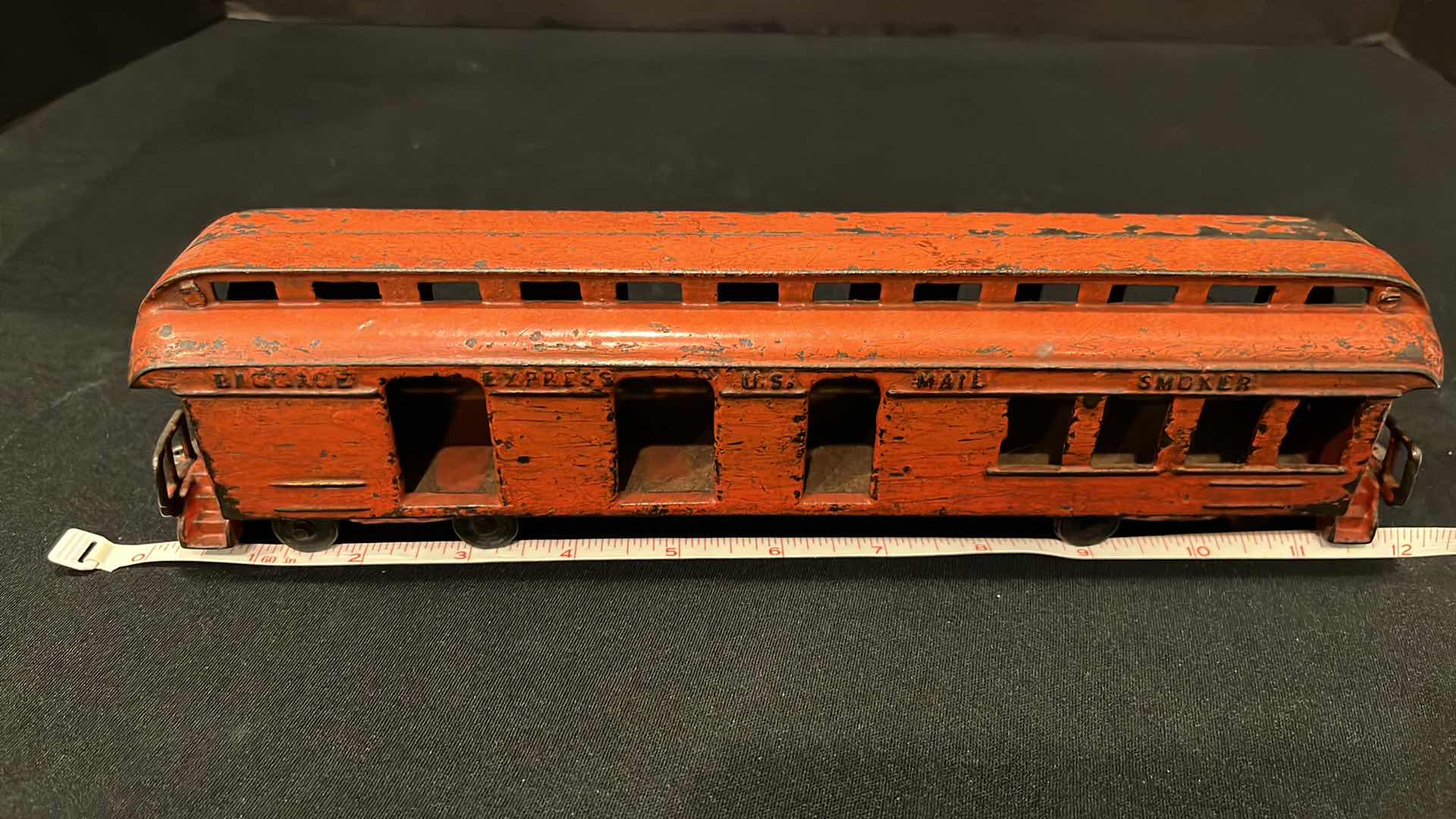 Photo 1 of ANTIQUE EARLY 1900’S CAST IRON SMOKER U.S. MAIL EXPRESS BAGGAGE TRAIN CAR