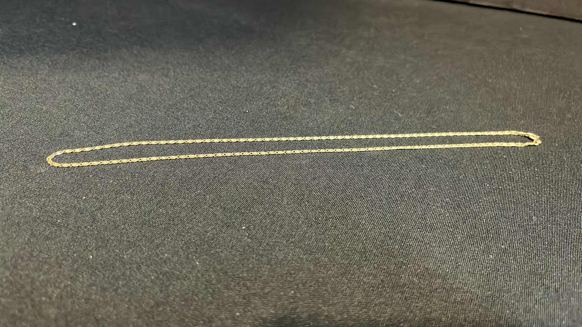 Photo 1 of 14K GOLD CHAIN NECKLACE 18”