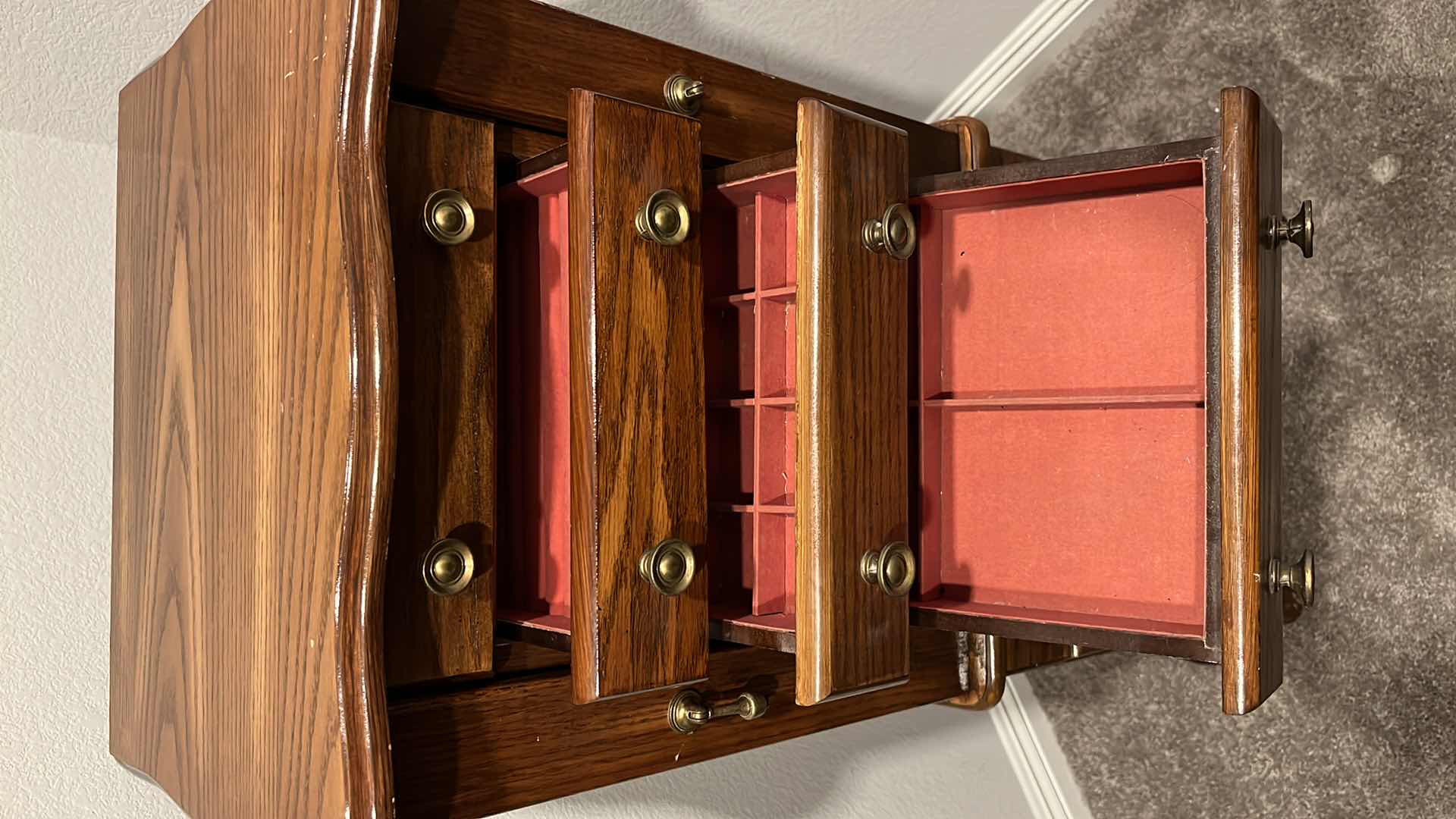 Photo 1 of COMMODORE COLLECTION BY ROSALCO JEWELRY CHEST 15.75” X 19” H41”