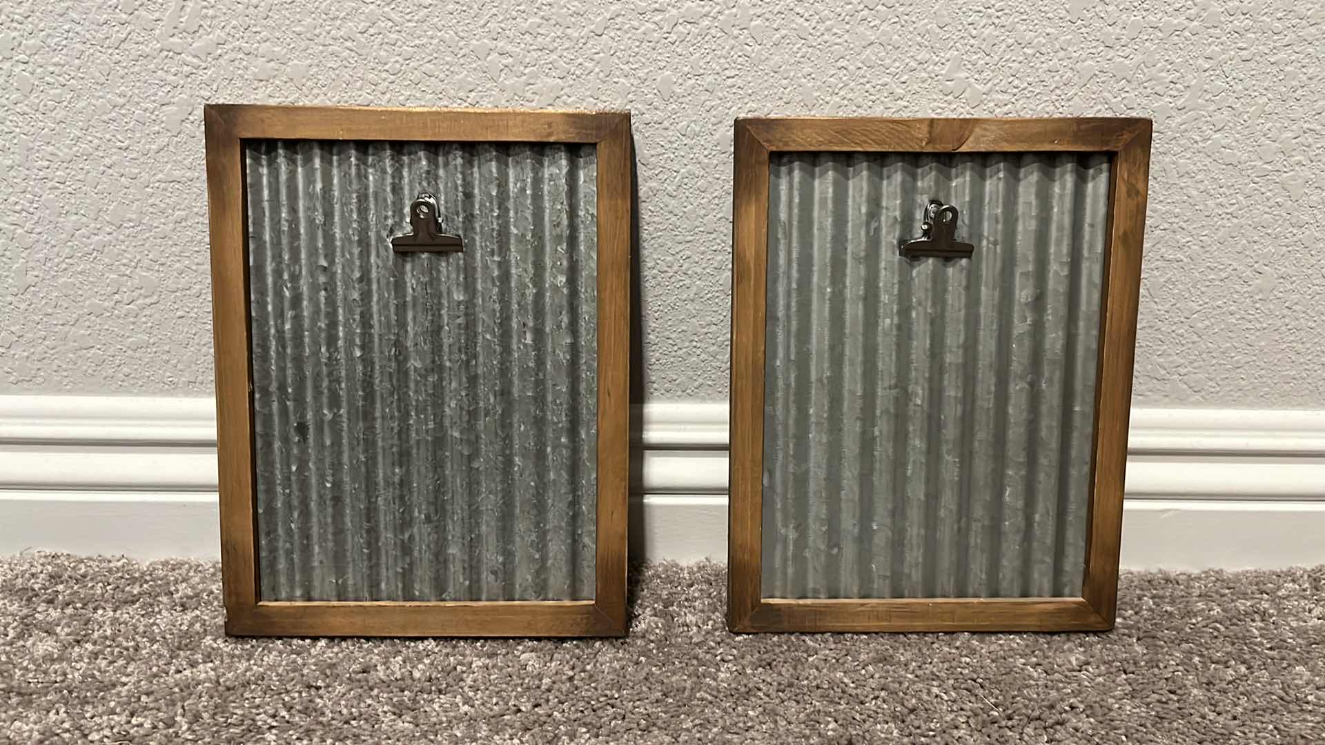 Photo 1 of 3 PC- FARMHOUSE STYLE CLIPBOARD PICTURE FRAME SET, FAMILY FRAME 25.75” X 9.75”