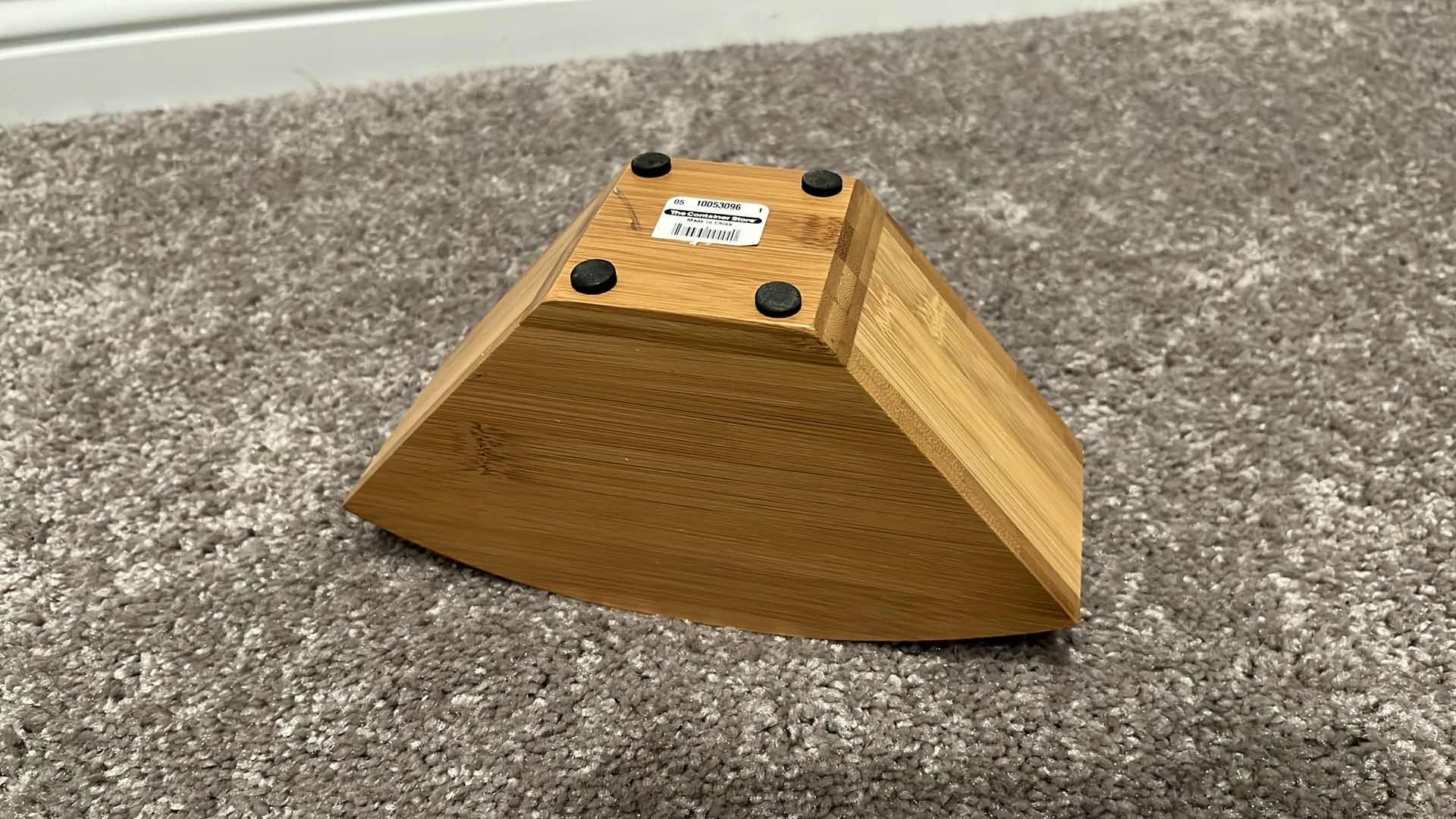 Photo 1 of CARVED TEAK BOWL & WOOD NAPKIN HOLDER