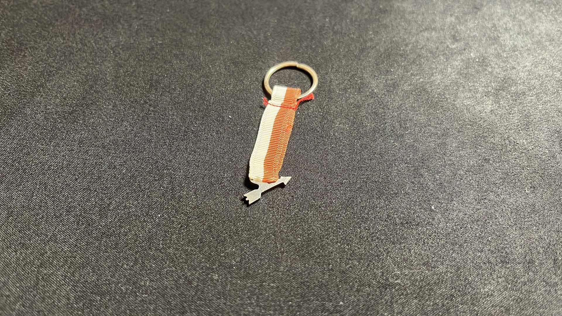 Photo 1 of VINTAGE STERLING SILVER ORDER OF THE ARROW BOY SCOUTS POCKET DANGLE RIBBON & VINTAGE TUPPERWARE AWARD “T3” COLLECTIBLE LAPEL PIN