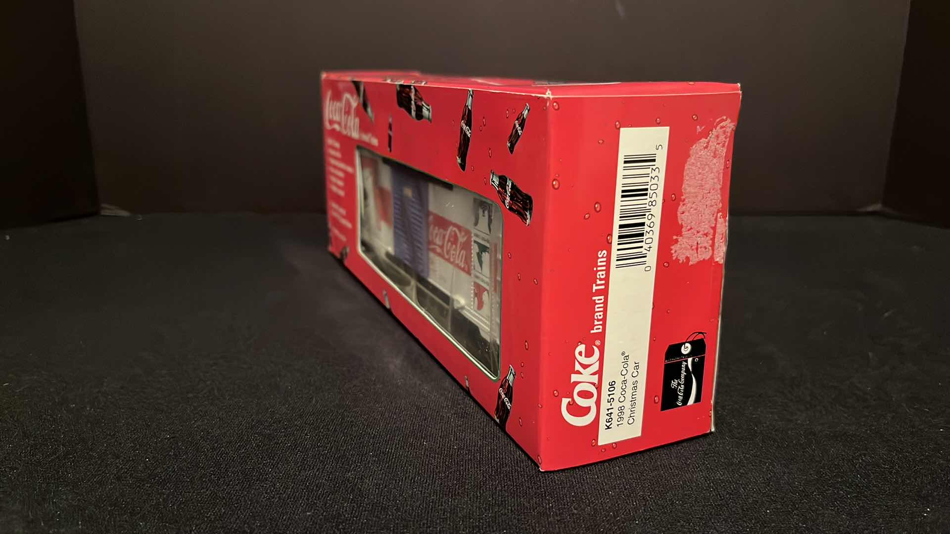 Photo 1 of K-LINE ELECTRIC TRAINS COCA-COLA BRAND 1998 CHRISTMAS CAR (ITEM K641-5106)