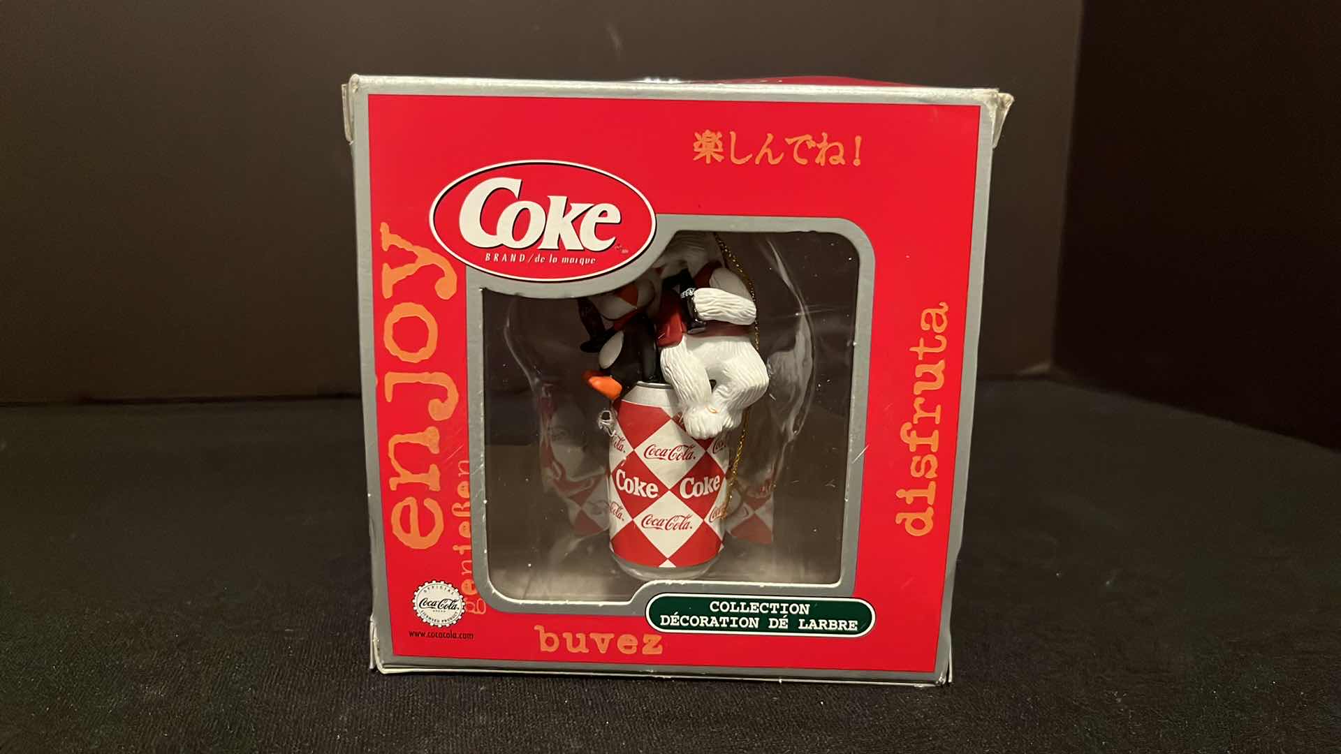 Photo 8 of COCA-COLA POLAR BEAR COLLECTION MILLENNIUM 2000 CHRISTMAS ORNAMENT, 1999 & COCA-COLA TRIM A TREE COLLECTION POLAR BEAR/PENGUIN CHRISTMAS ORNAMENT