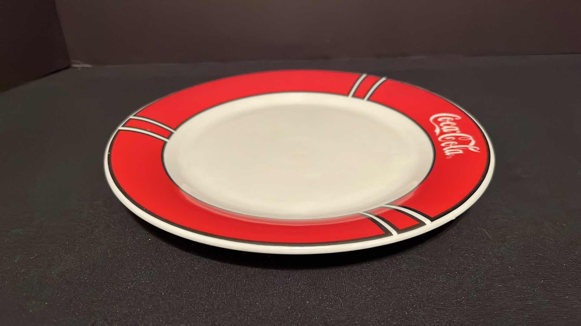 Photo 2 of GIBSON HOUSEWARES COCA-COLA BRAND DINNERWARE & MUGS 3PC SET, 1997