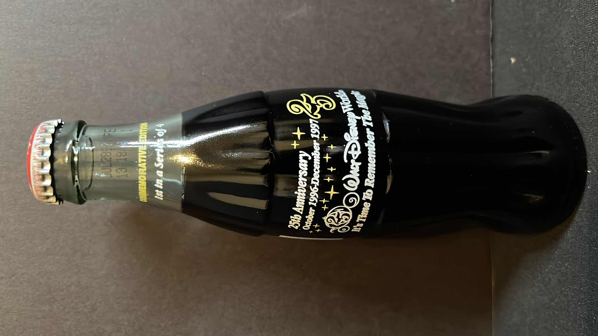 Photo 2 of COCA-COLA 4-COMMEMORATIVE 8 OZ BOTTLES, 25TH ANNIVERSARY DISNEY WORLD 1996, WORLD OF COCA-COLA LAS VEGAS 1996, GRAND CANYON RAILWAY 1997, SUPER BOWL XXXII SAN DIEGO 1998, UNOPENED