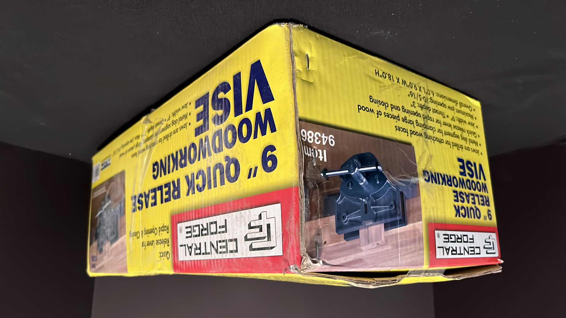 Photo 1 of CENTRAL FORGE 9” QUICK RELEASE WOODWORKING VISE (ITEM 94386)