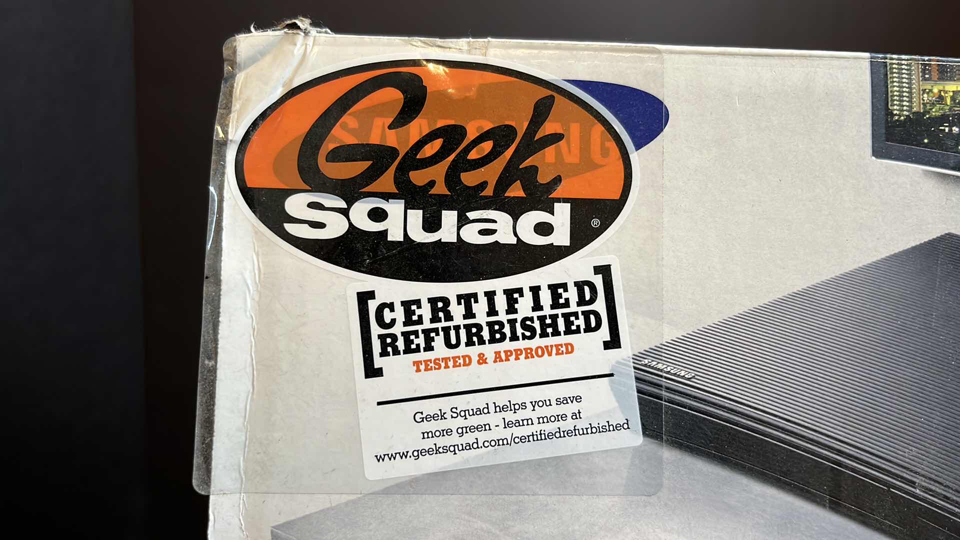 Photo 1 of SAMSUNG BLU-RAY DISC PLAYER/DVD PLAYER, GEEK SQUAD CERTIFIED REFURBISH (BD-J5700)