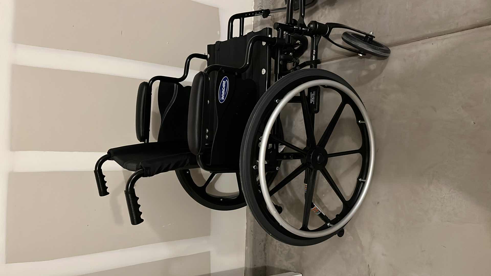 Photo 1 of INVACARE TRACER SX5 WHEELCHAIR 250 LB WEIGHT CAPACITY