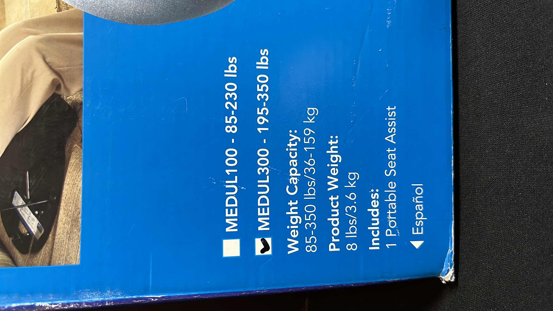 Photo 1 of CAREX SELF-POWERED UPLIFT SEAT ASSIST 350 LB CAPACITY(MODEL MEDUL300)