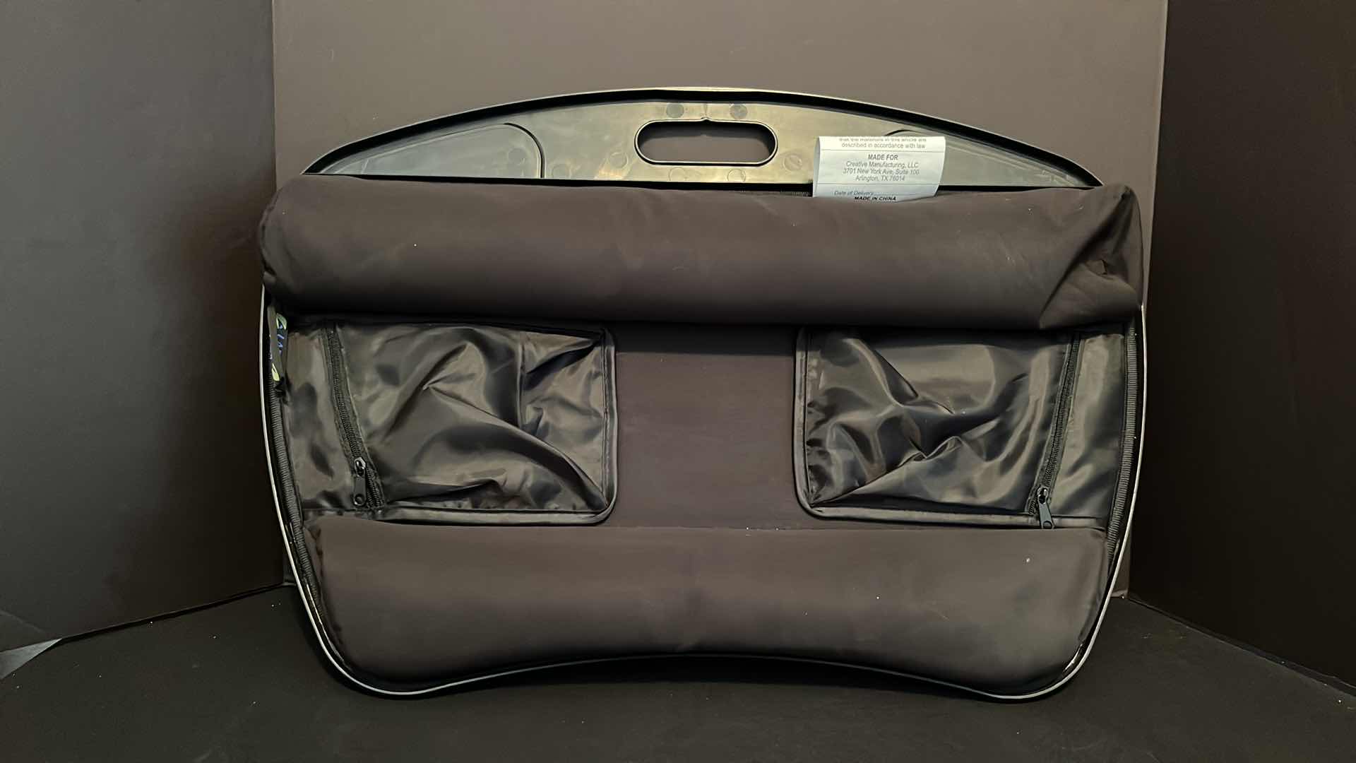 Photo 1 of LAPGEAR CUSHIONED LAP DESK W ZIPPER STORAGE AND PORTABLE HEAD REST W CLIP-HOOK