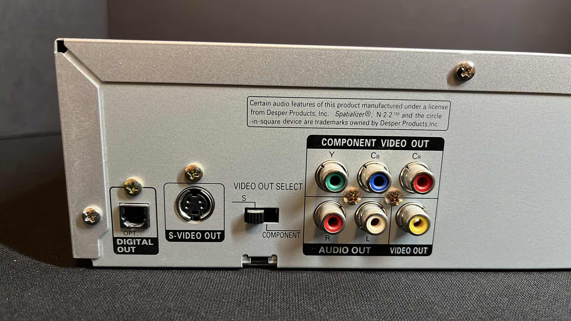 Photo 1 of FISHER DVD VIDEO PLAYER (MODEL DVD-SL30) W UNIVERSAL REMOTE