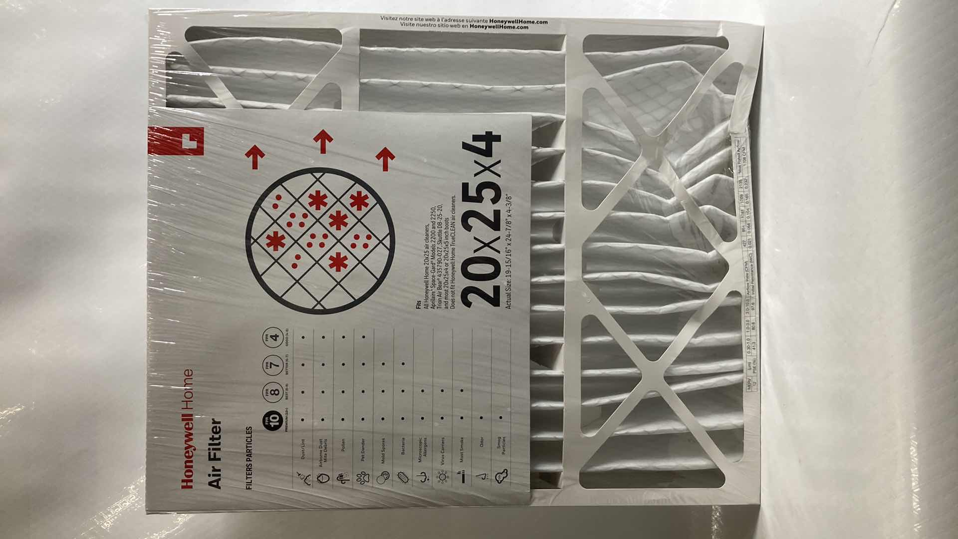 Photo 1 of NEW HONEYWELL HOME AIR FILTER 20” X 25” X 4”