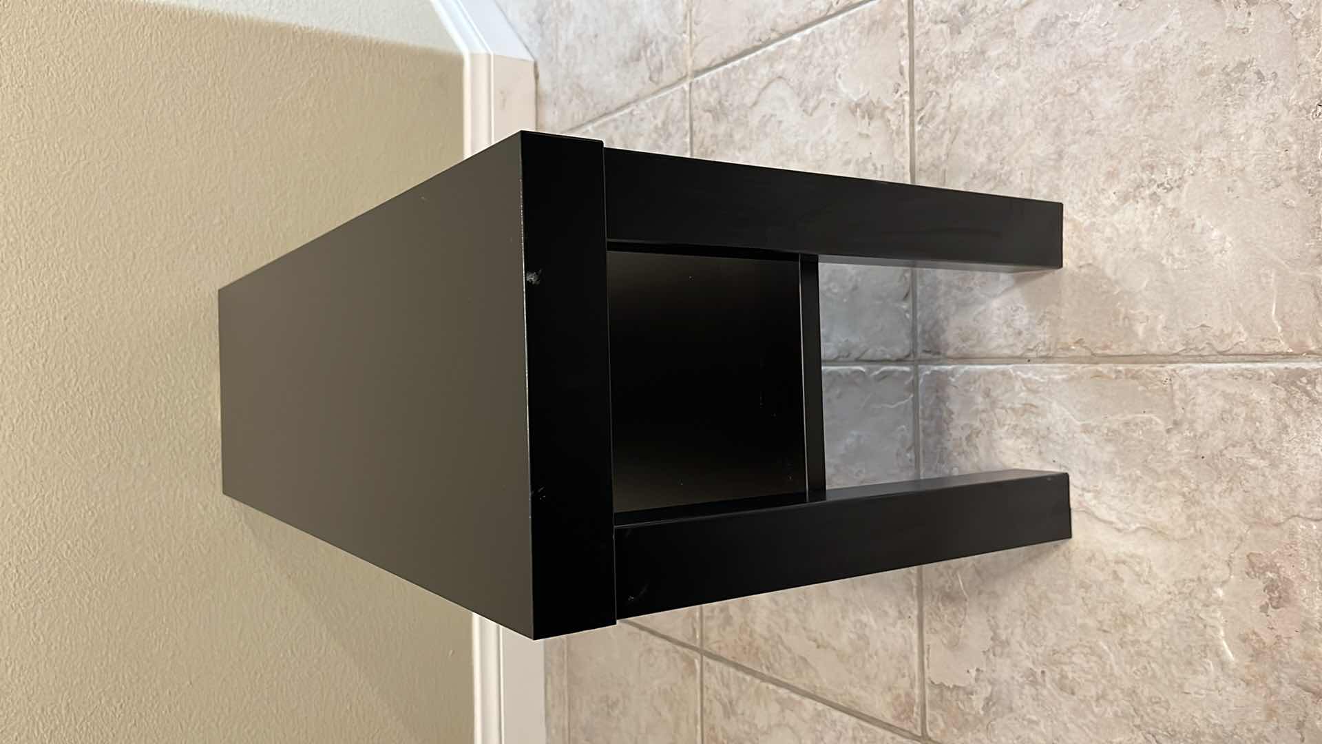 Photo 1 of IKEA LACK BLACK TV STAND 10.25” X 35.5” H17.75”