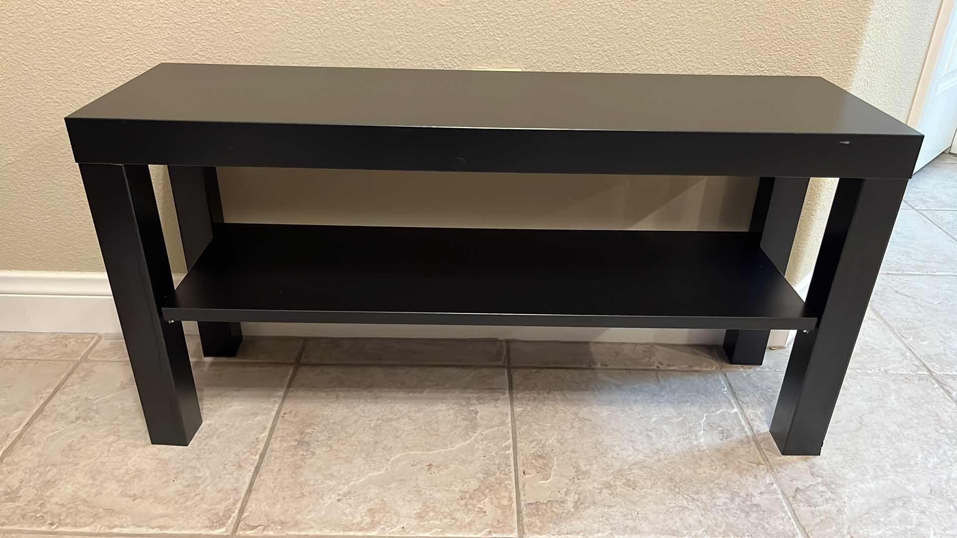 Photo 1 of IKEA LACK BLACK TV STAND 10.25” X 35.5” H17.75”