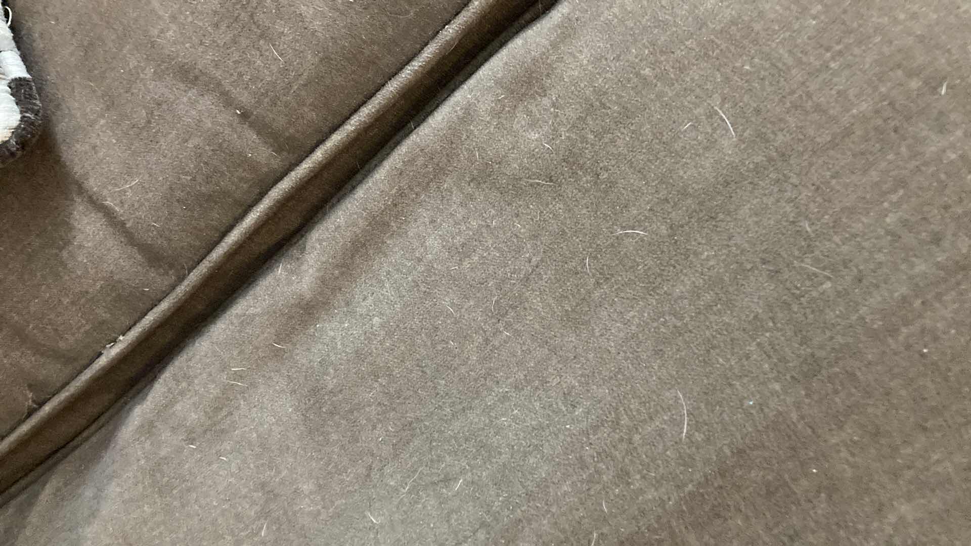 Photo 6 of UNITED FURNITURE EXPRESSO SOFA W PULL OUT BED & THROW PILLOWS 83” X 37” H38”