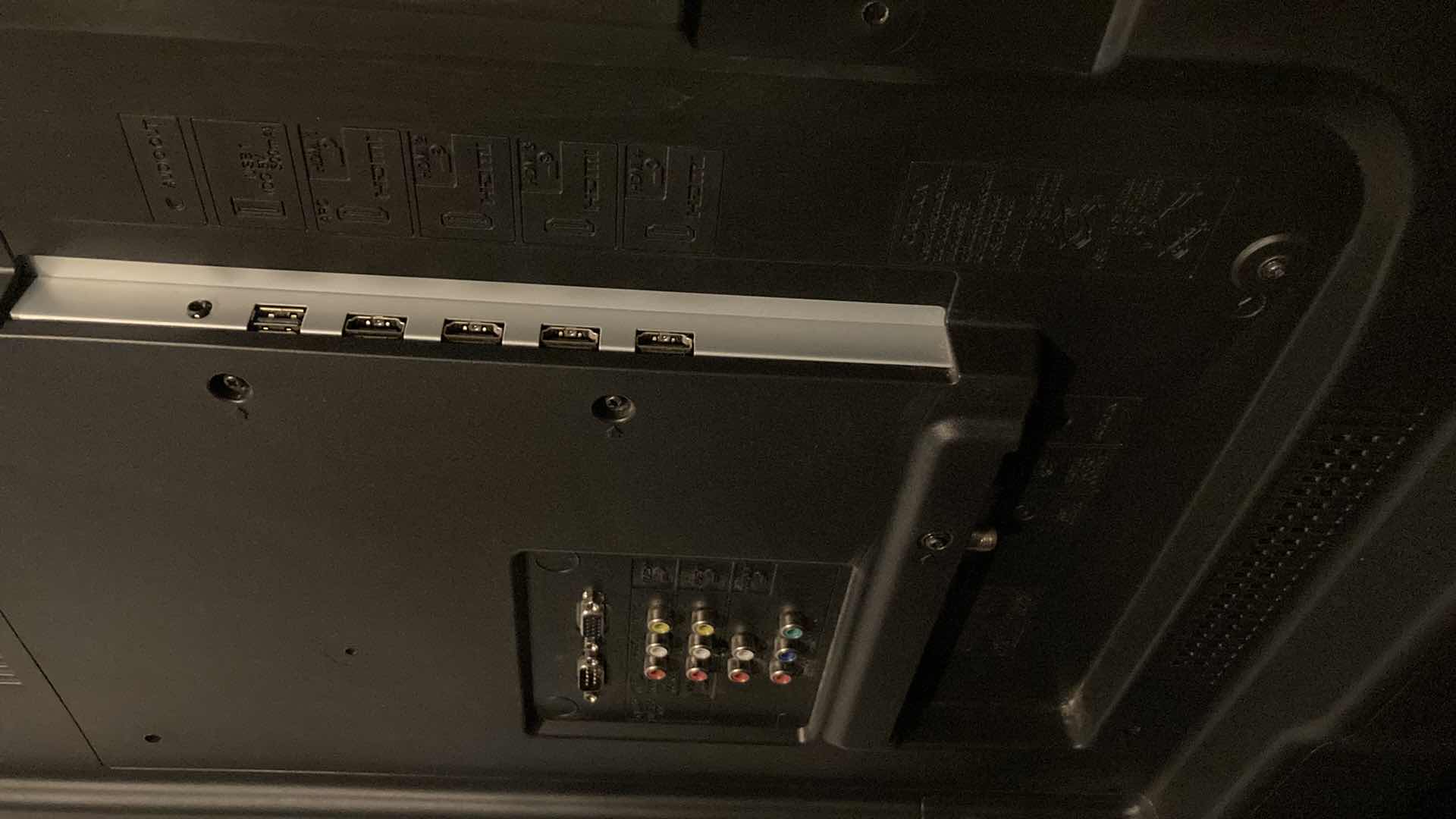 Photo 2 of SHARP AQUOS 60” LCD TV MODEL LC-60LE640U W REMOTE