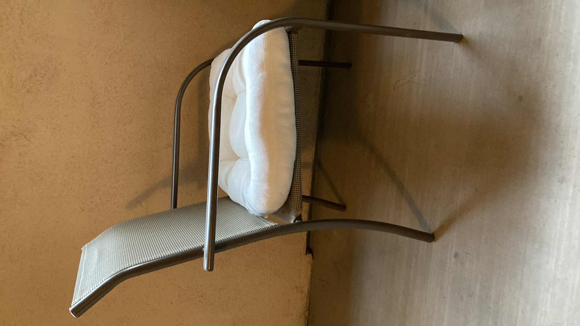 Photo 7 of GARDEN TREASURES PATIO TABLE 40” X 28” & CHAIRS (4) 23” X 21” H34”