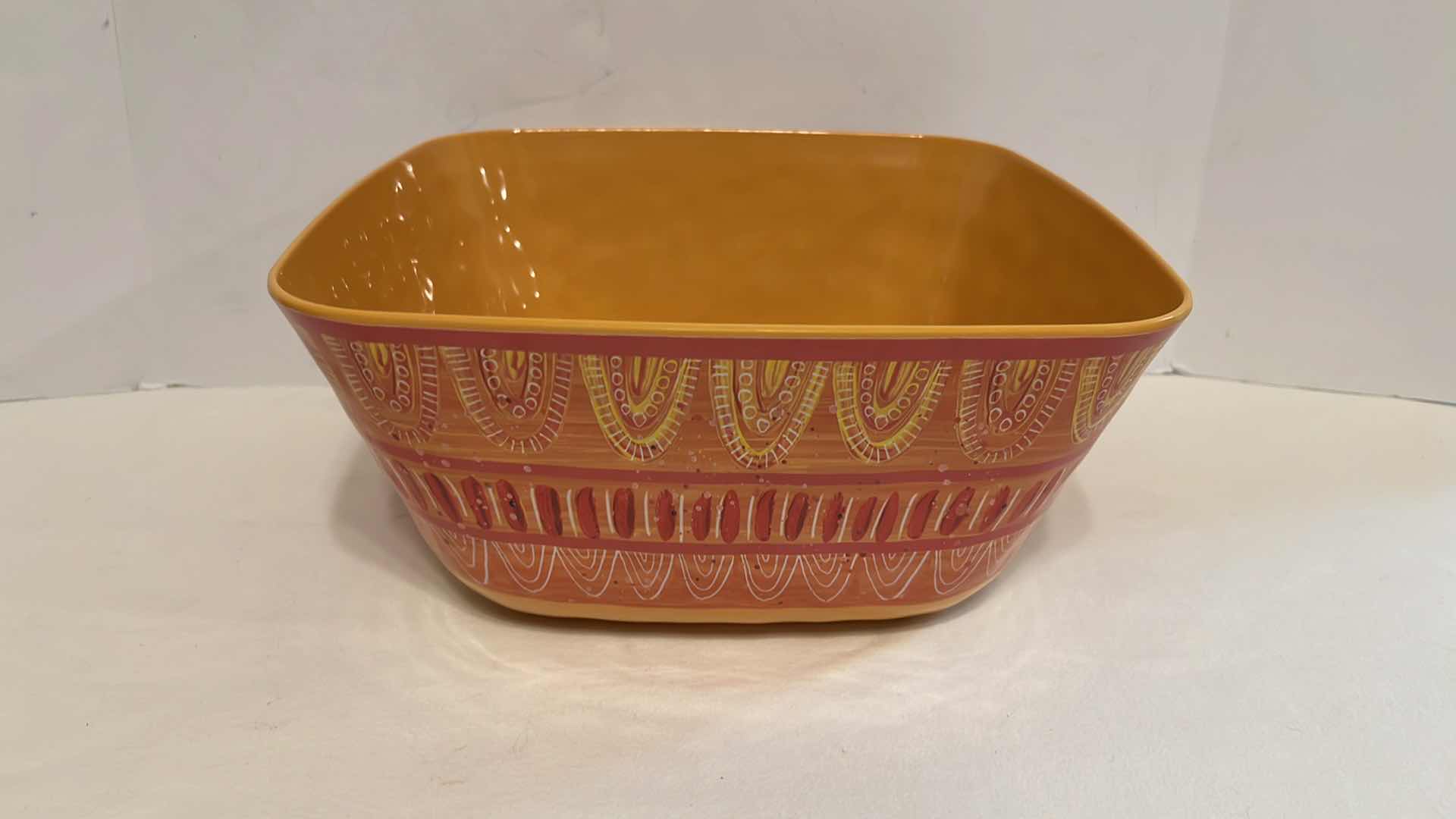 Photo 1 of CERTIFIED INTERNATIONAL MEXICAN FIESTA MELAMINE CHIP & DIP TRAYS (3)