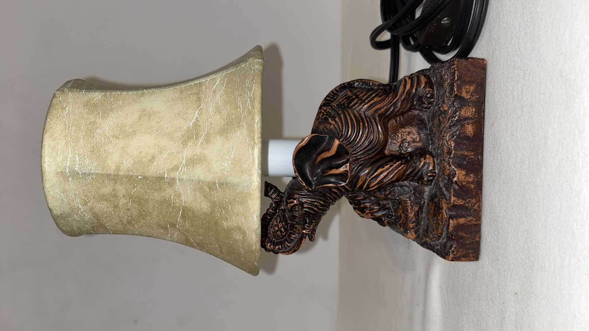 Photo 1 of GOOD LUCK ELEPHANT MINI TABLE LAMP 8.5"