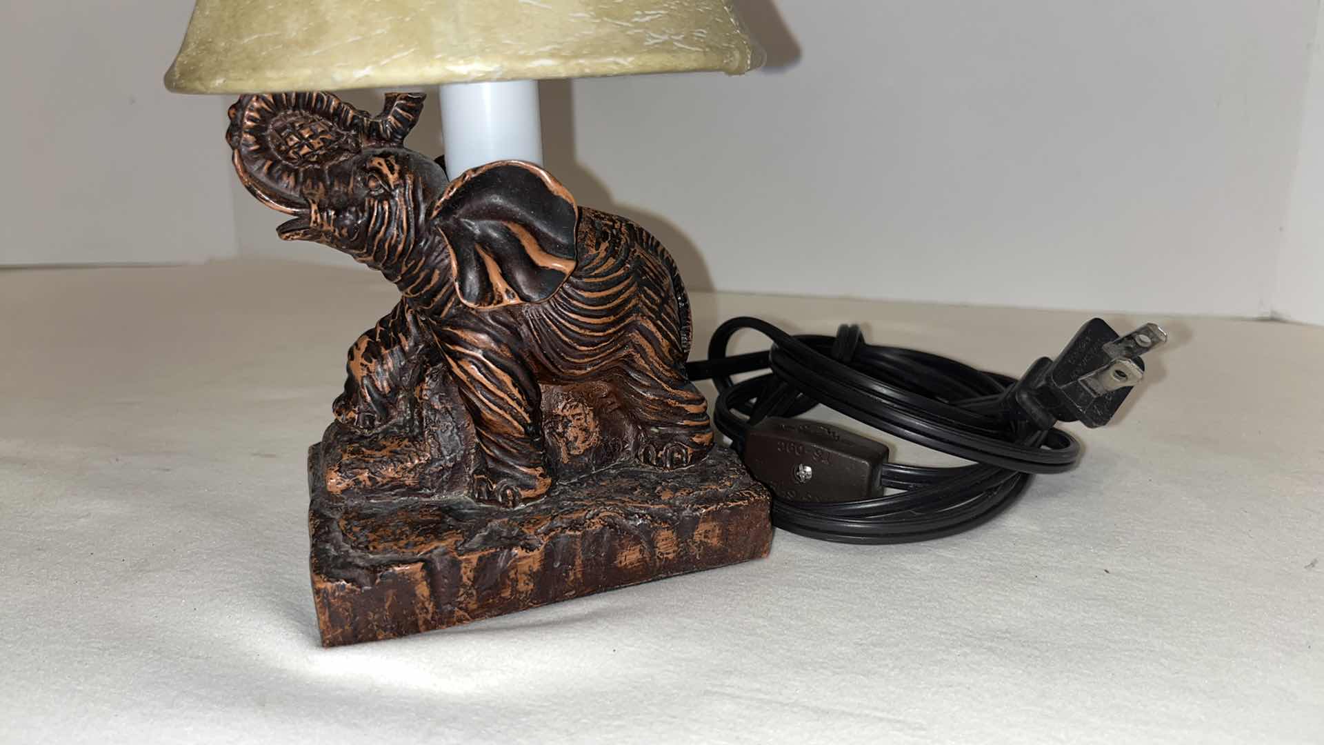 Photo 1 of GOOD LUCK ELEPHANT MINI TABLE LAMP 8.5"