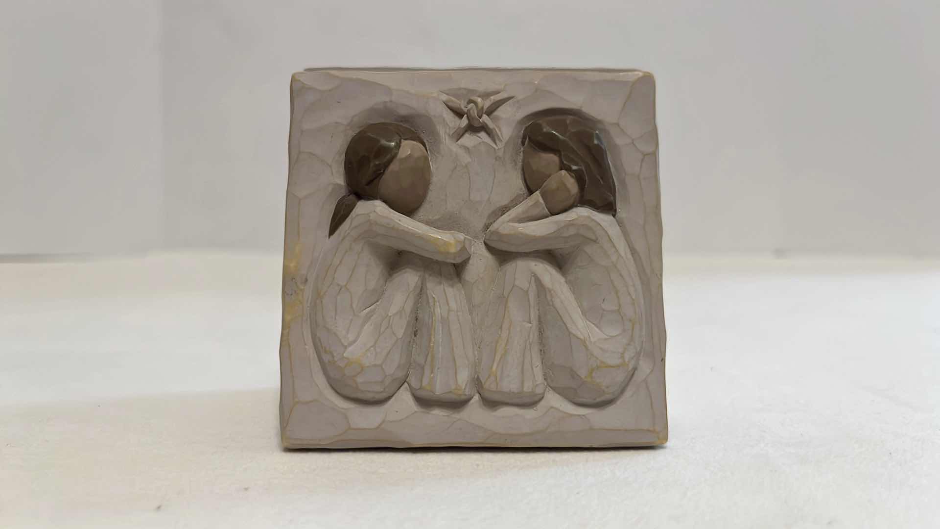 Photo 1 of WILLOW TREE FRIENDSHIP JEWELRY BOX & SANDRA MAGSAMEN DEPT 56 COLLECTION CERAMIC FRIENDSHIP CROSS