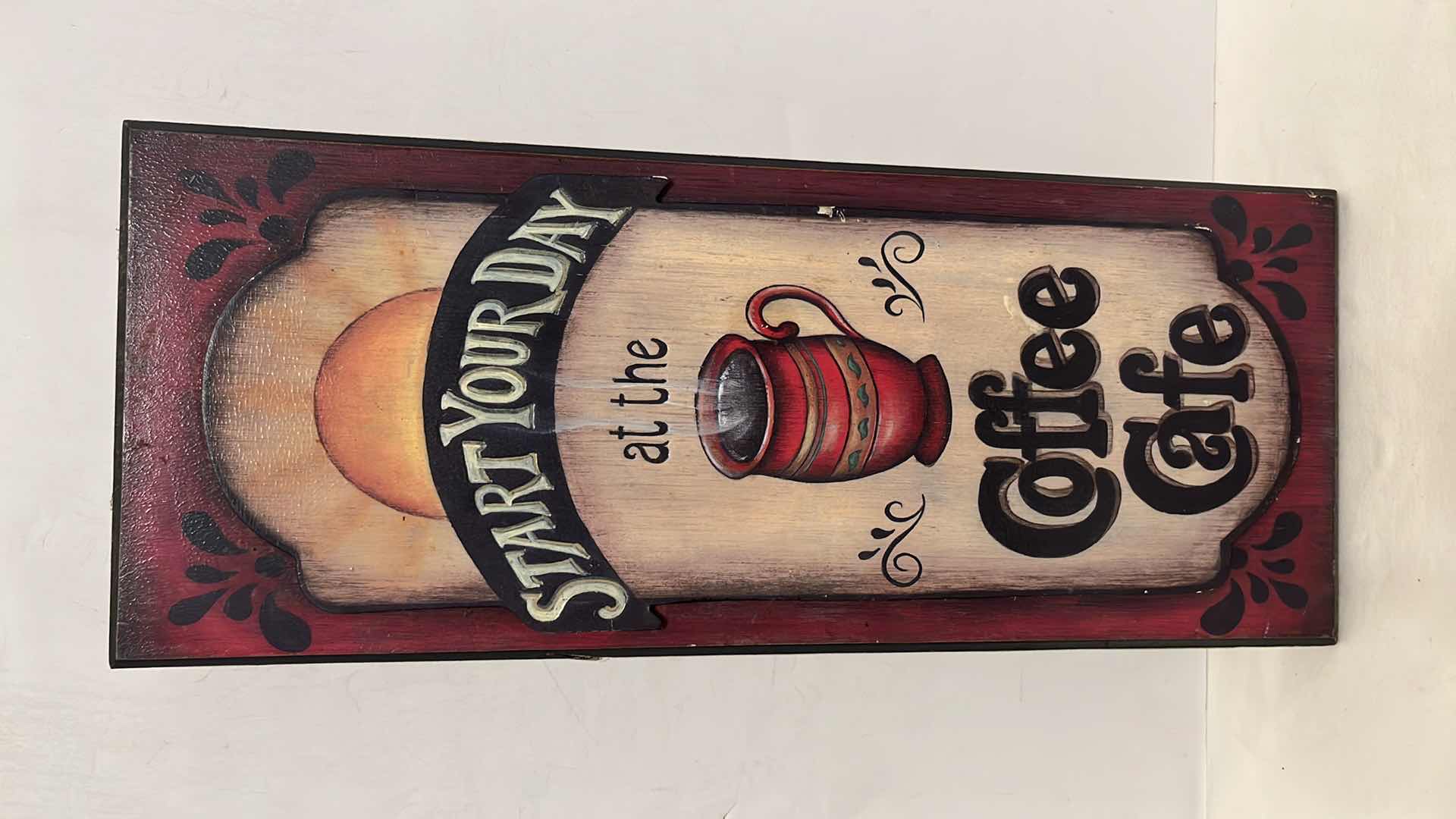 Photo 1 of METAL/ WOOD WALL HANGINGS & KITCHEN HAND TOWELS, TALLEST 7.75” X 19”