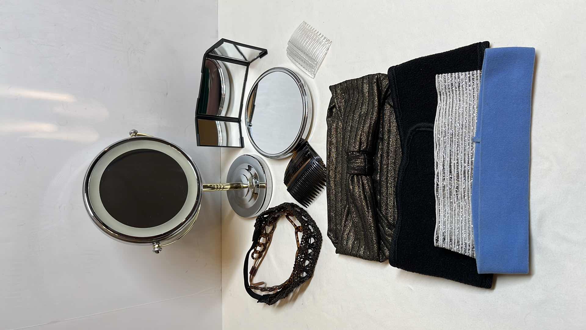 Photo 1 of MAGNIFYING MIRRORS (3) & HAIR ACCESSORIES