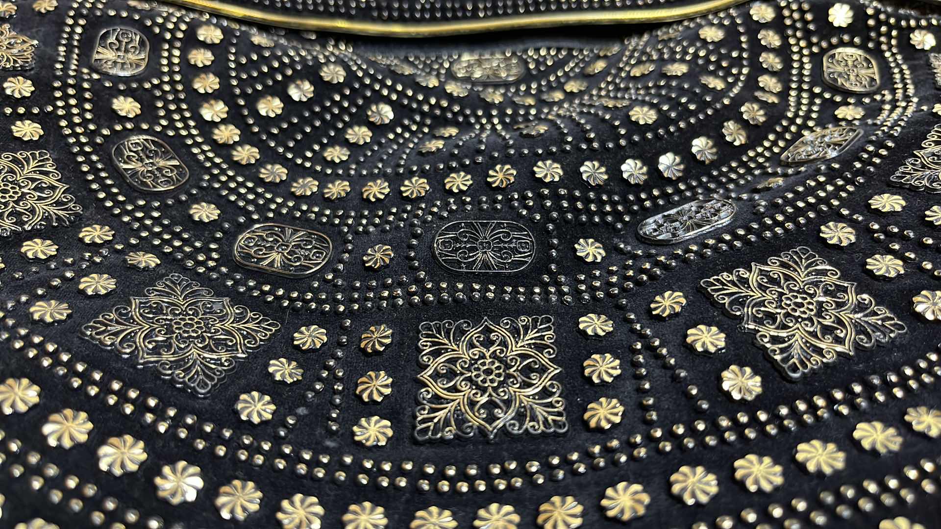 Photo 1 of BEADED BAG & FAUX LEATHER PURSE