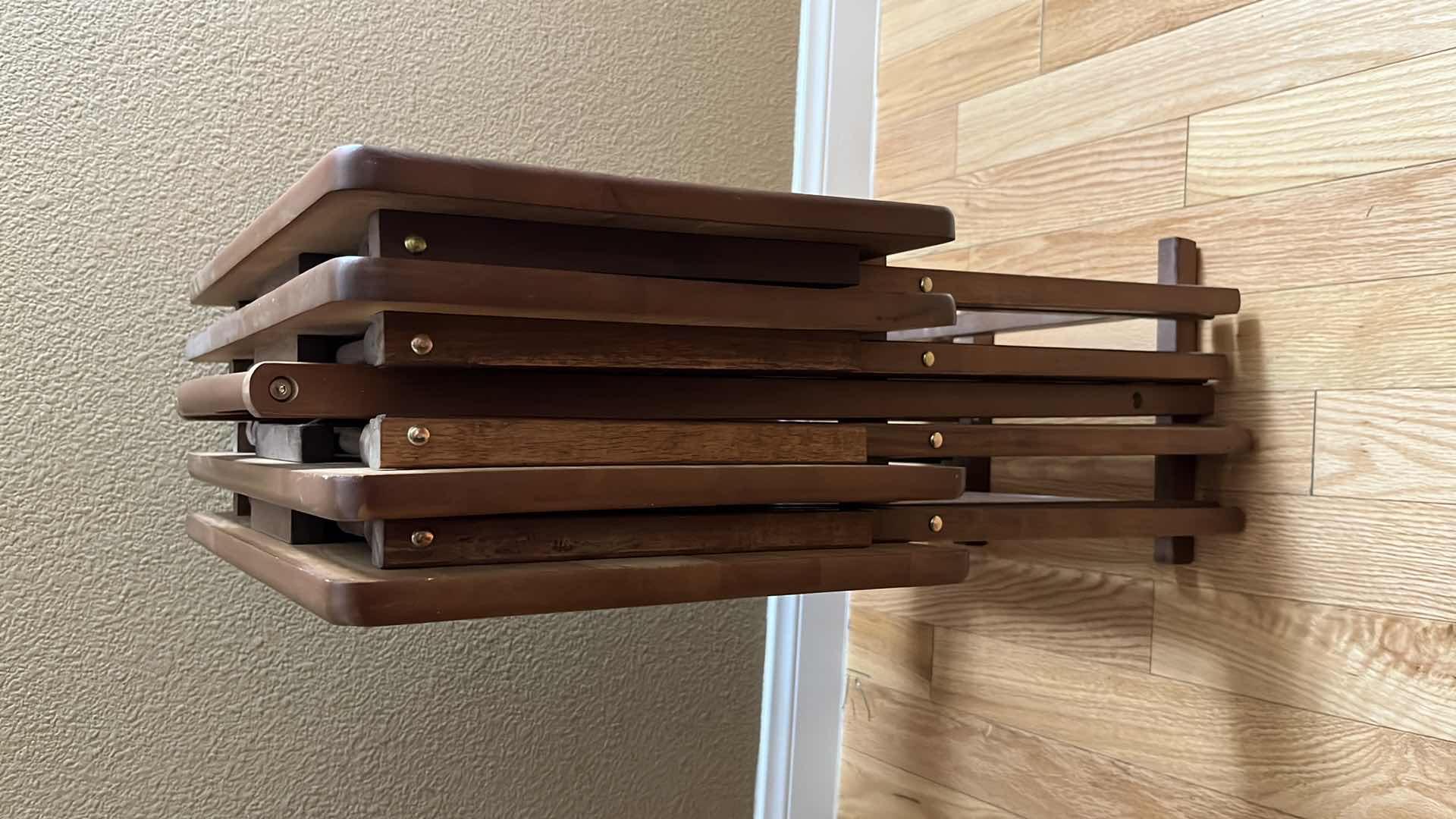 Photo 1 of TV TRAY SET W STAND