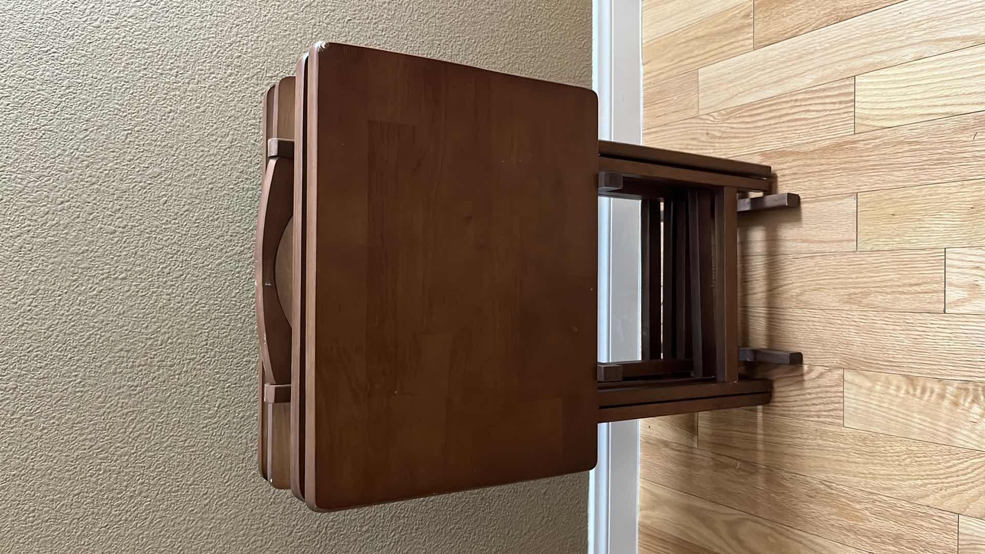 Photo 1 of TV TRAY SET W STAND