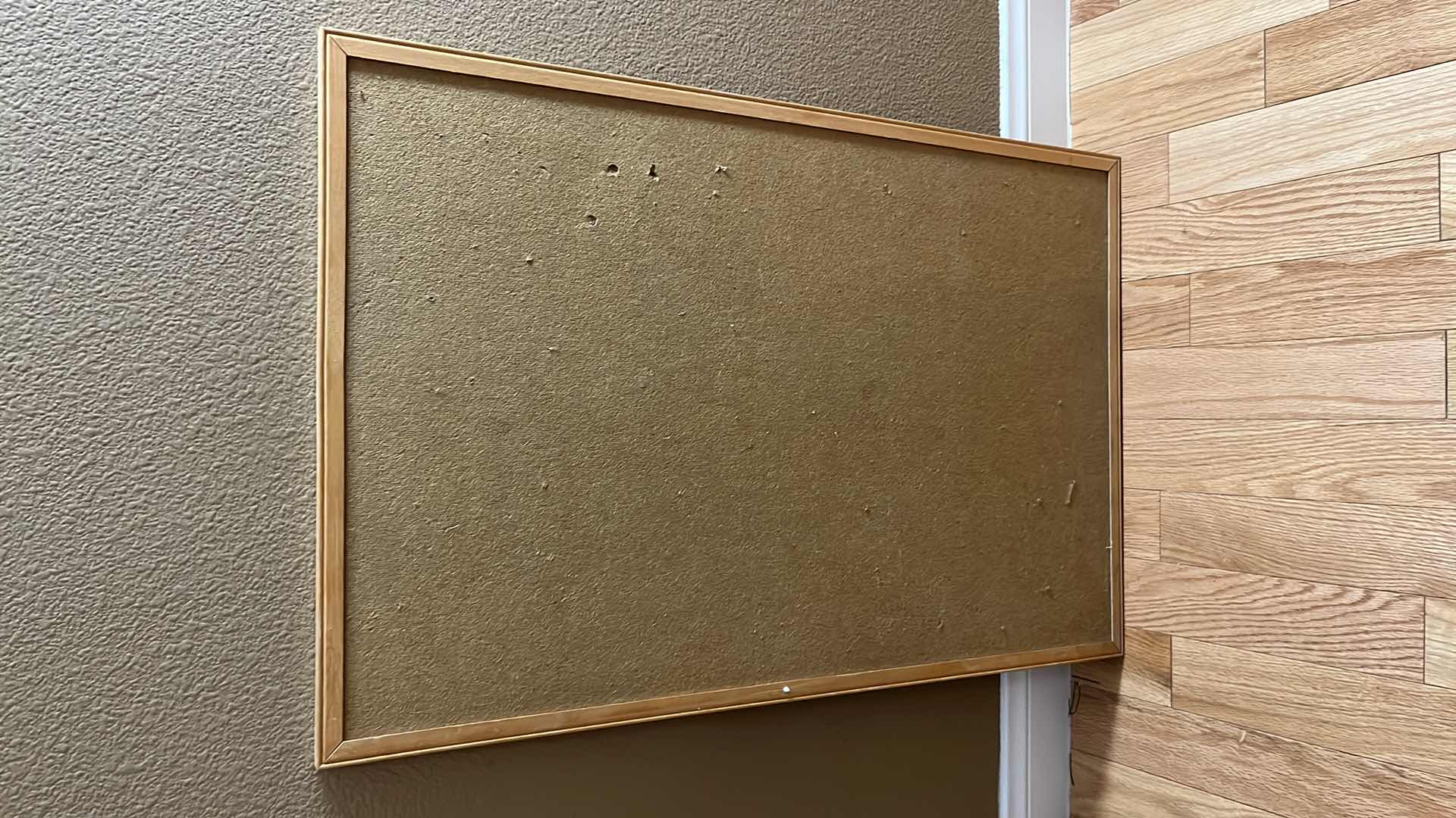 Photo 5 of WOOD-FRAMED CORK BOARDS W BAG OF TACKS 36” X 48” & 24” x 36”