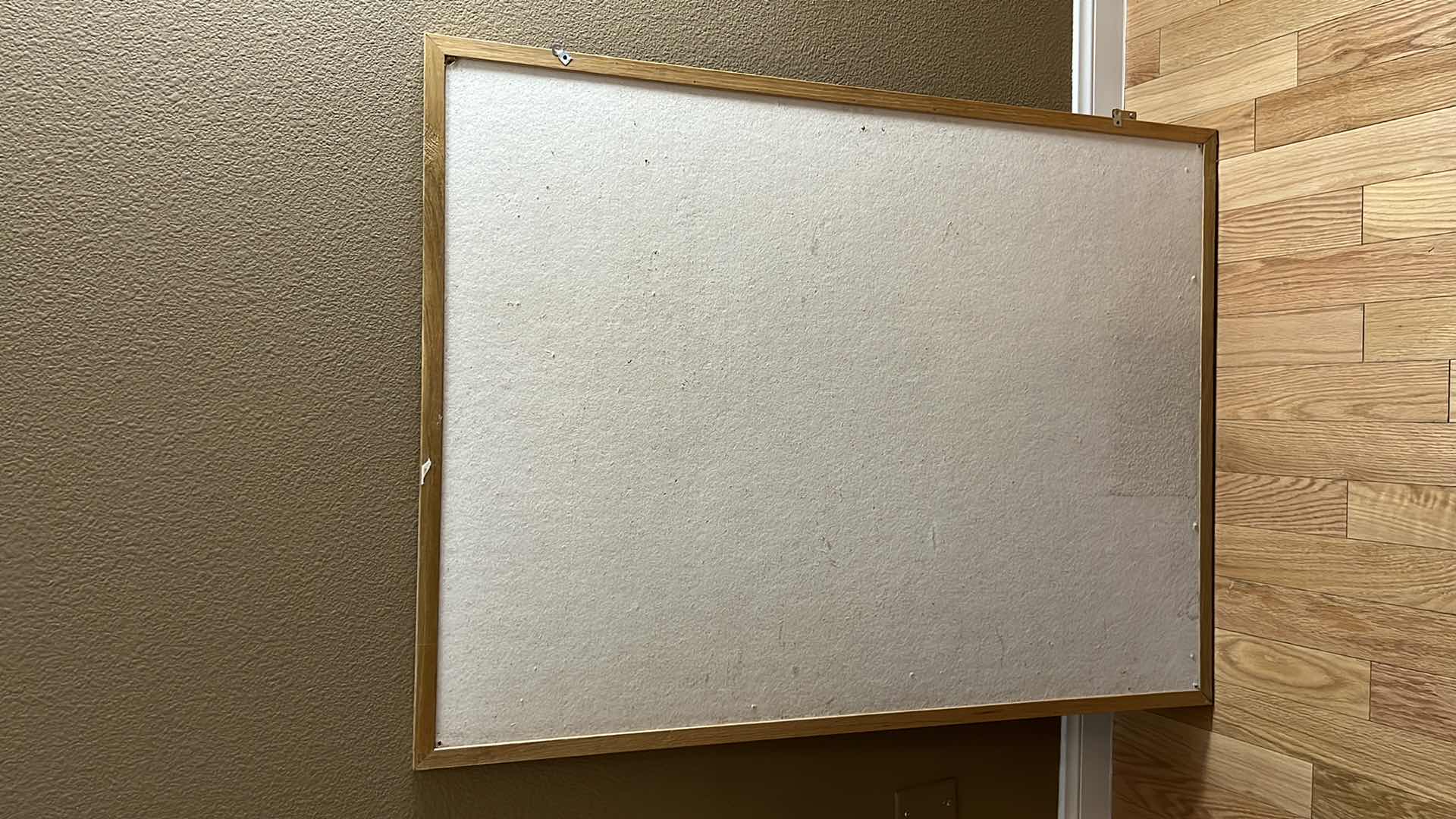 Photo 4 of WOOD-FRAMED CORK BOARDS W BAG OF TACKS 36” X 48” & 24” x 36”