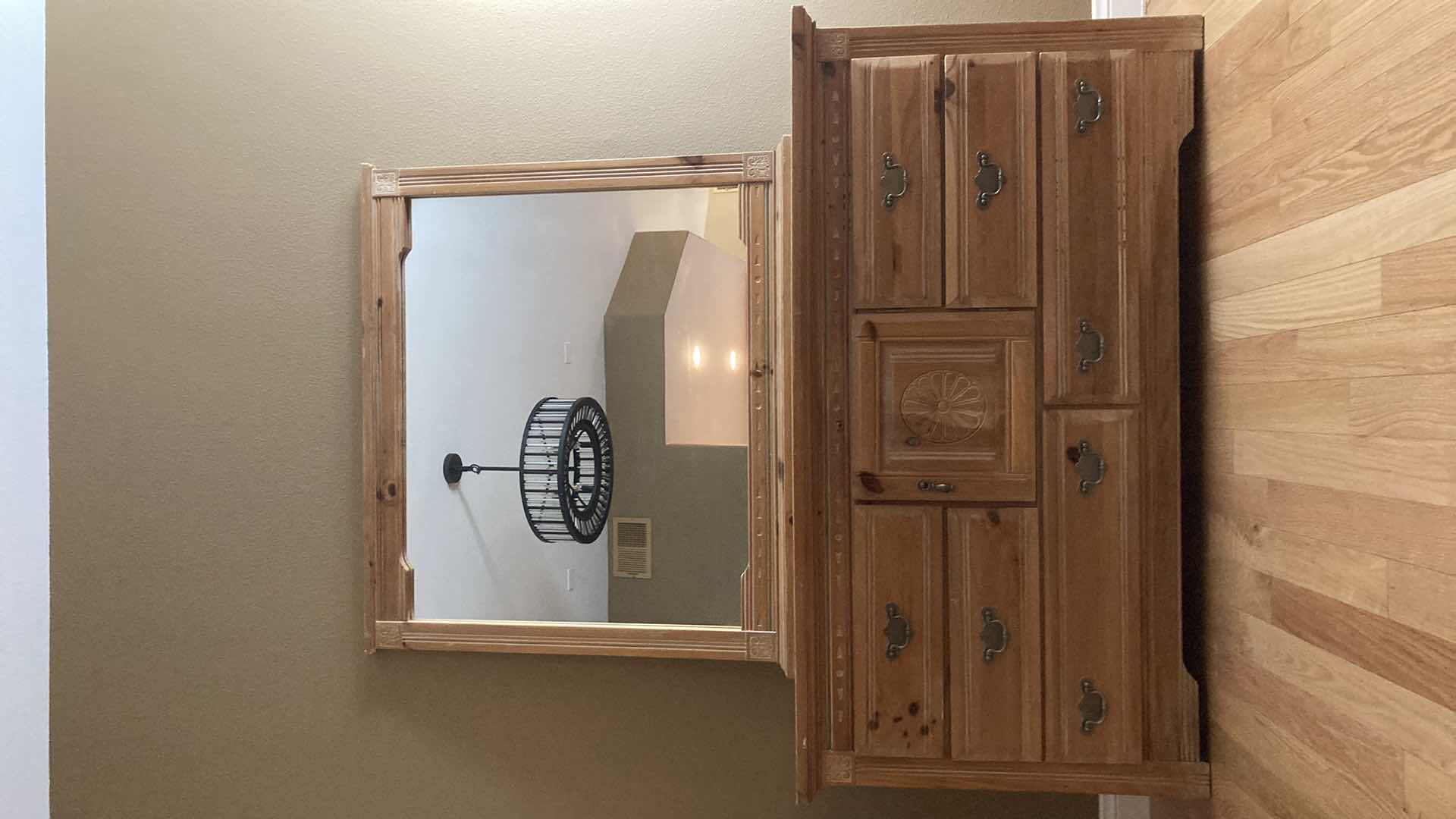 Photo 1 of VAUGHAN OF VIRGINIA NATURAL WOOD VANITY DRESSER