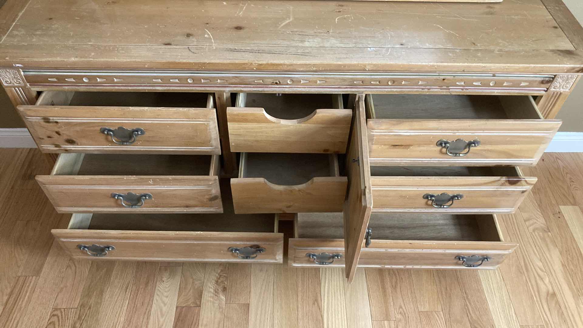 Photo 1 of VAUGHAN OF VIRGINIA NATURAL WOOD VANITY DRESSER