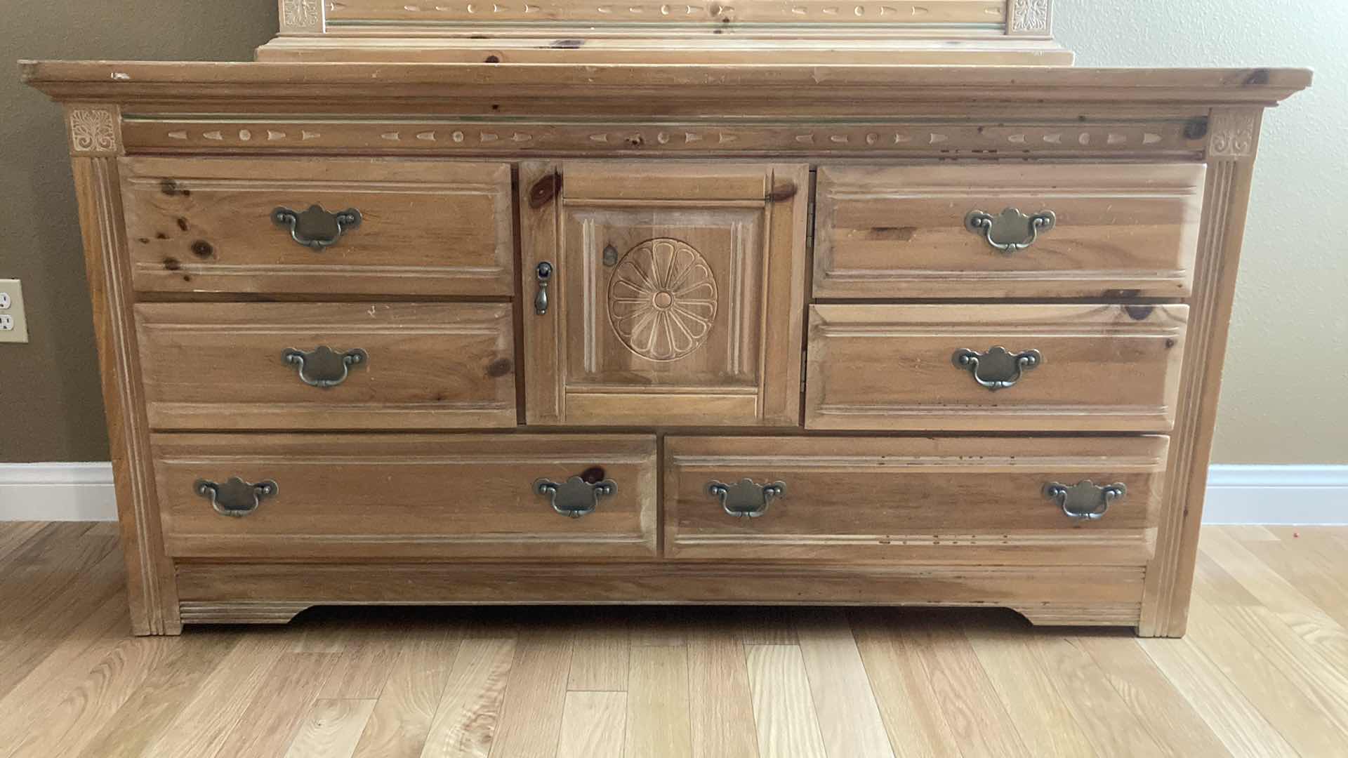 Photo 4 of VAUGHAN OF VIRGINIA NATURAL WOOD VANITY DRESSER