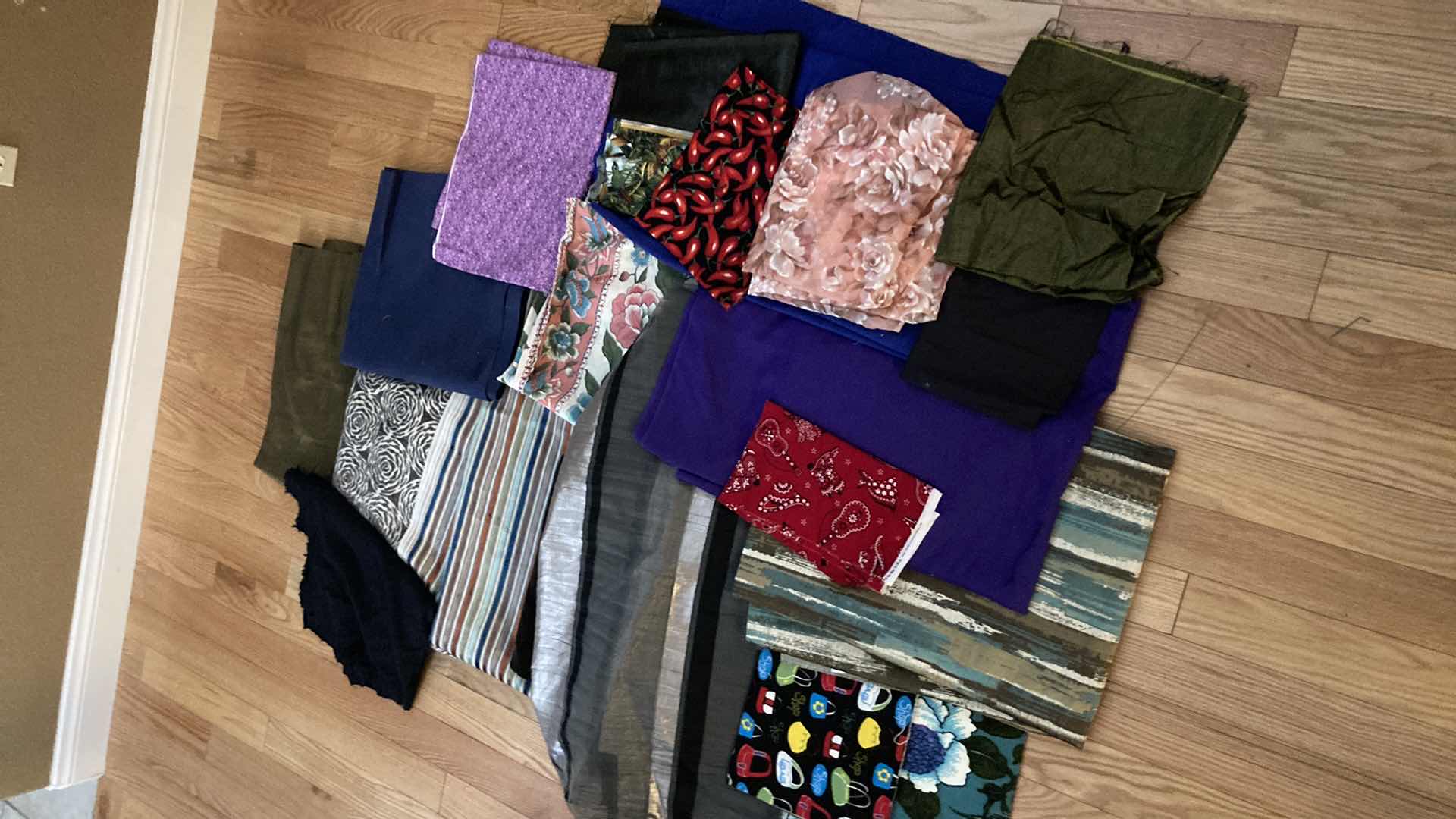 Photo 1 of FABRIC- VARIOUS DESIGNS & SIZES