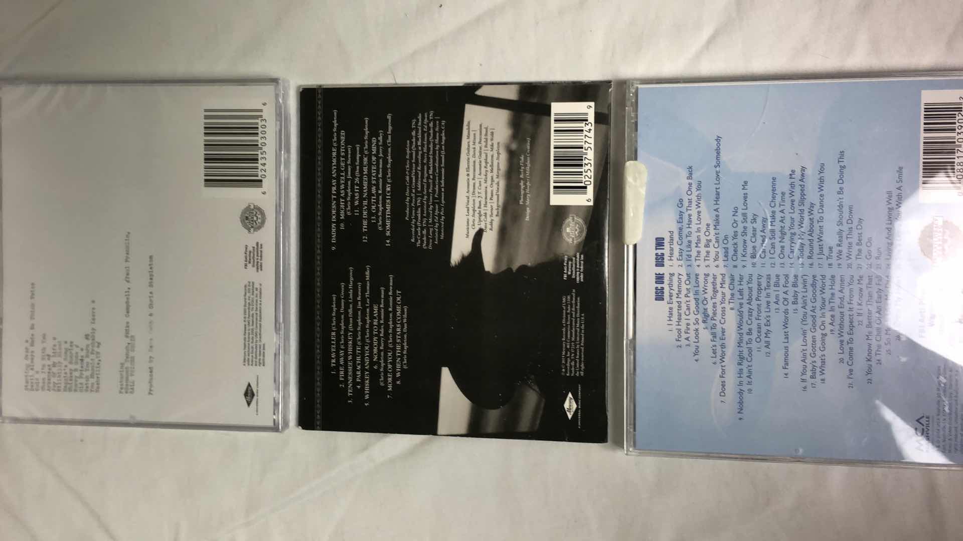 Photo 1 of ASSORTED COUNTRY ALBUMS (7) GEORGE STRAIGHT, CHRIS STAPLETON, ETC