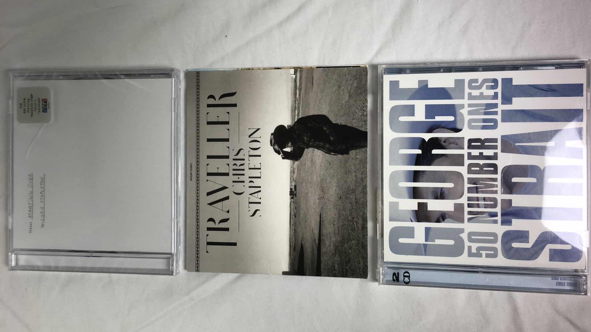 Photo 1 of ASSORTED COUNTRY ALBUMS (7) GEORGE STRAIGHT, CHRIS STAPLETON, ETC