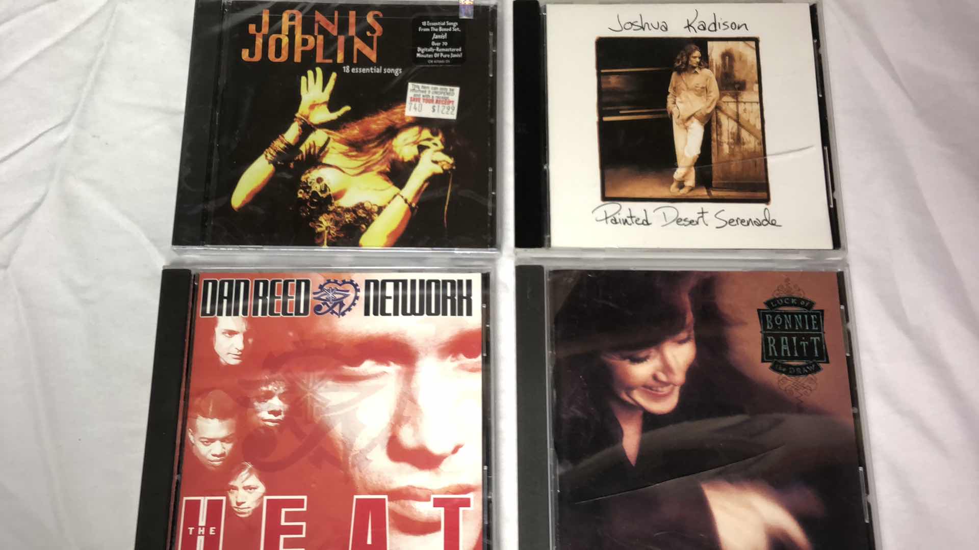 Photo 1 of ASSORTED MUSIC CDS (7) JANIS JOPLIN, JOSHUA KADISON, WARREN ZEVON, ETC