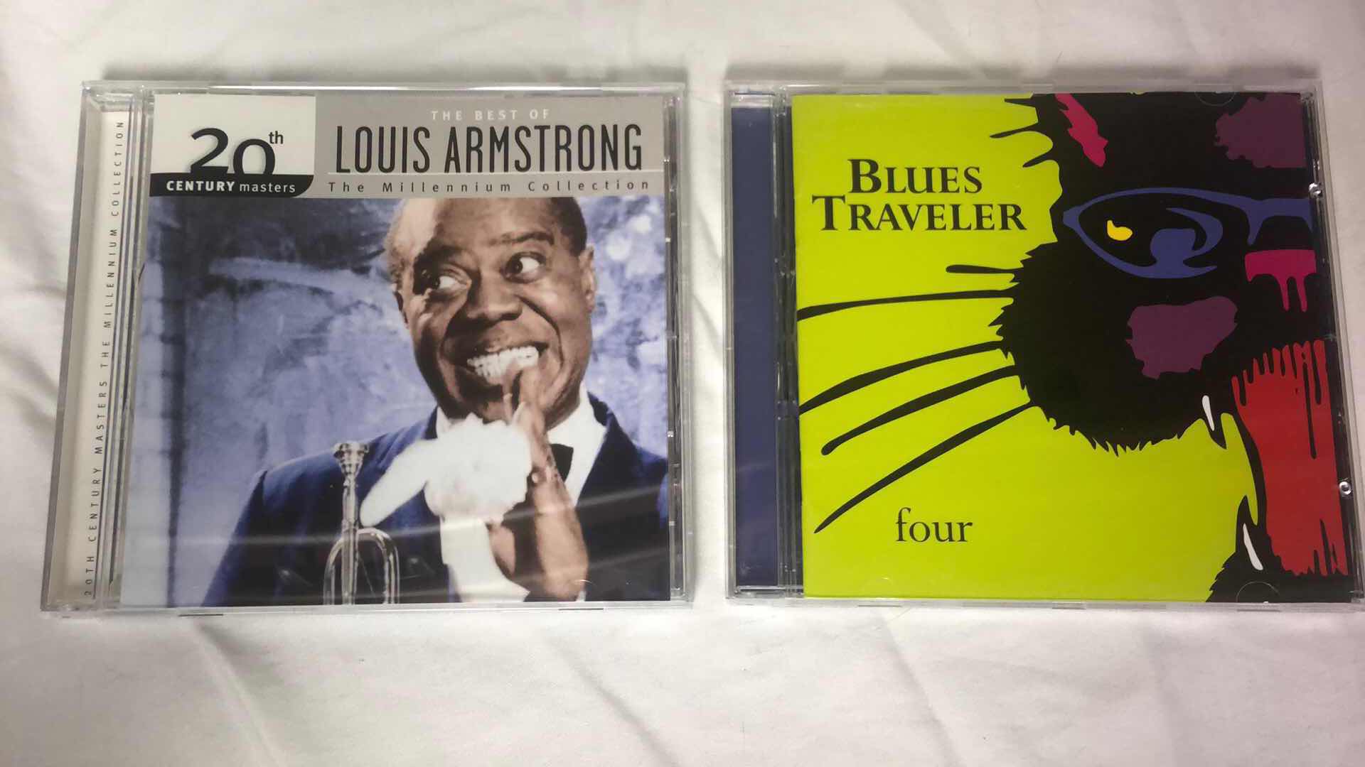 Photo 1 of ASSORTMENT OF BLUES ALBUM CDS LOUIS ARMSTRONG, LEONARD COHEN, ETC (5)