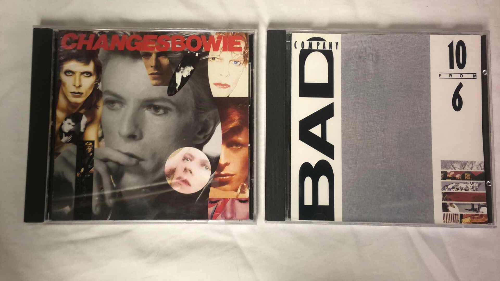 Photo 1 of ASSORTED ROCK ALBUM CDS BOSTON, DAVID BOWIE, BRUCE SPRINGSTEEN, ETC (5)