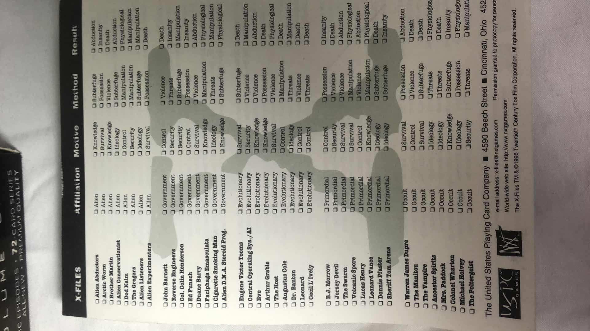 Photo 1 of APPROX 900 X FILES COLLECTIBLE TRADING CARDS AND GAME SEASON 1, SEASON 2, PREMIERE EDITION, STARTER PACK AND MORE